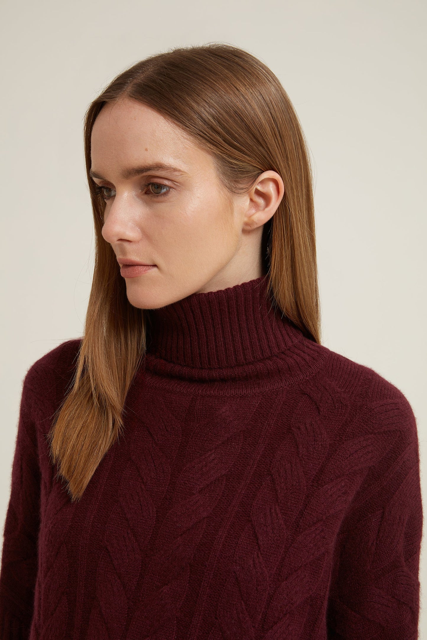 Mimi Cashmere Roll Neck Jumper