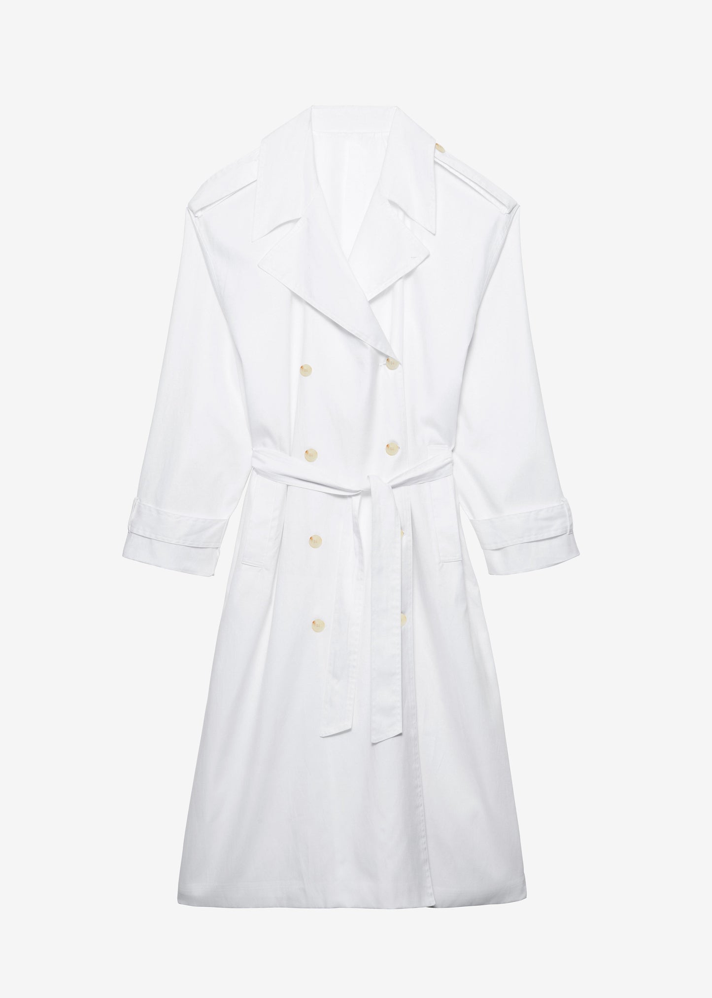 Nara Trench Coat - White