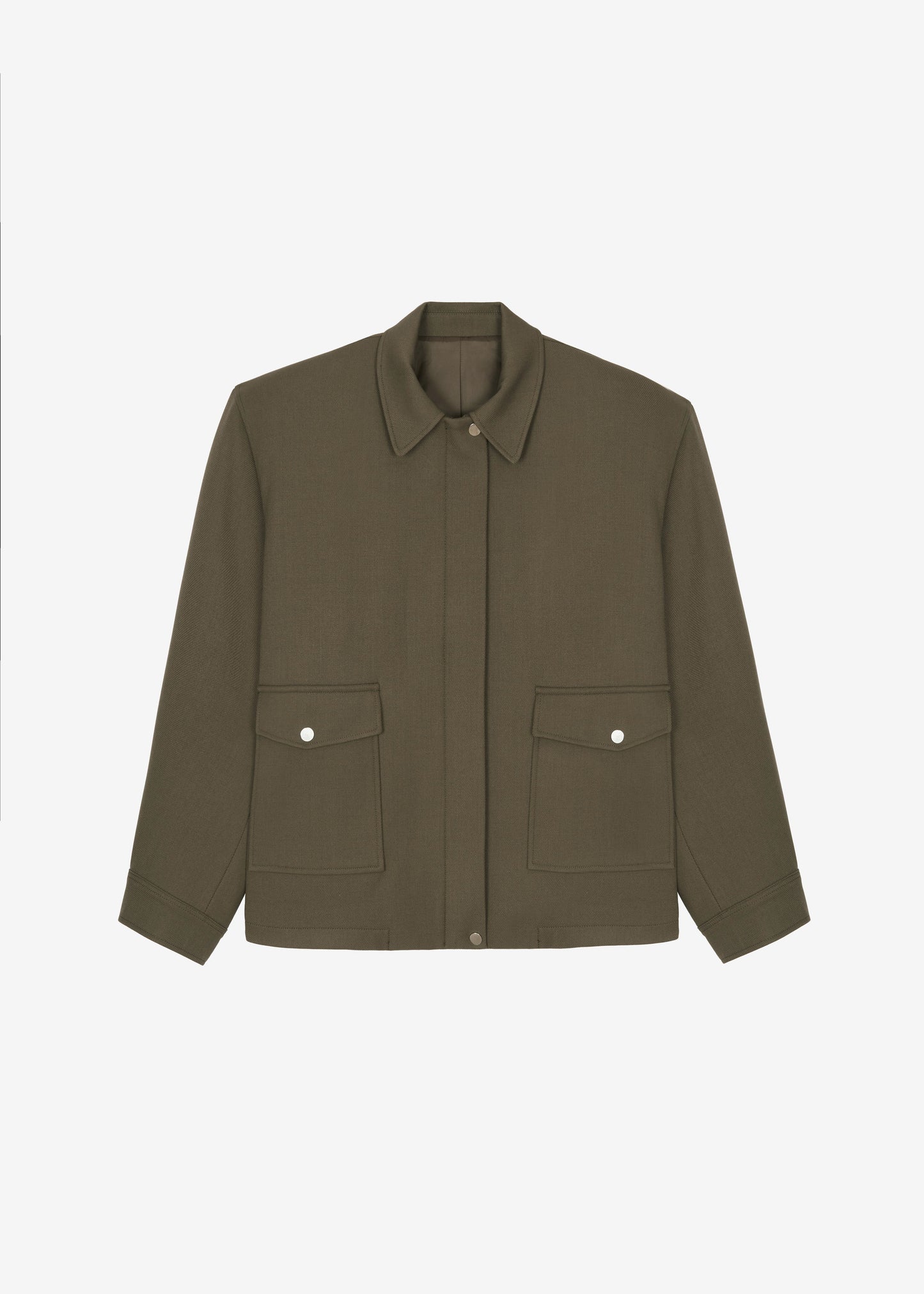 Neri Cropped Jacket - Khaki