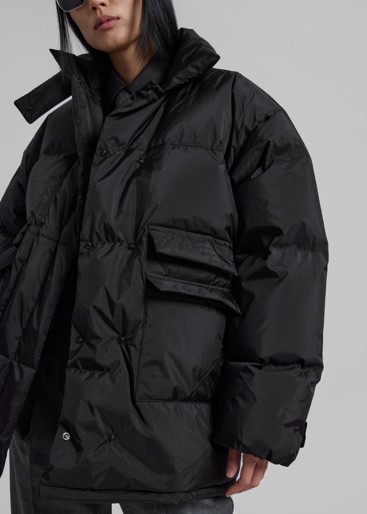 Nixa Puffer Jacket - Black