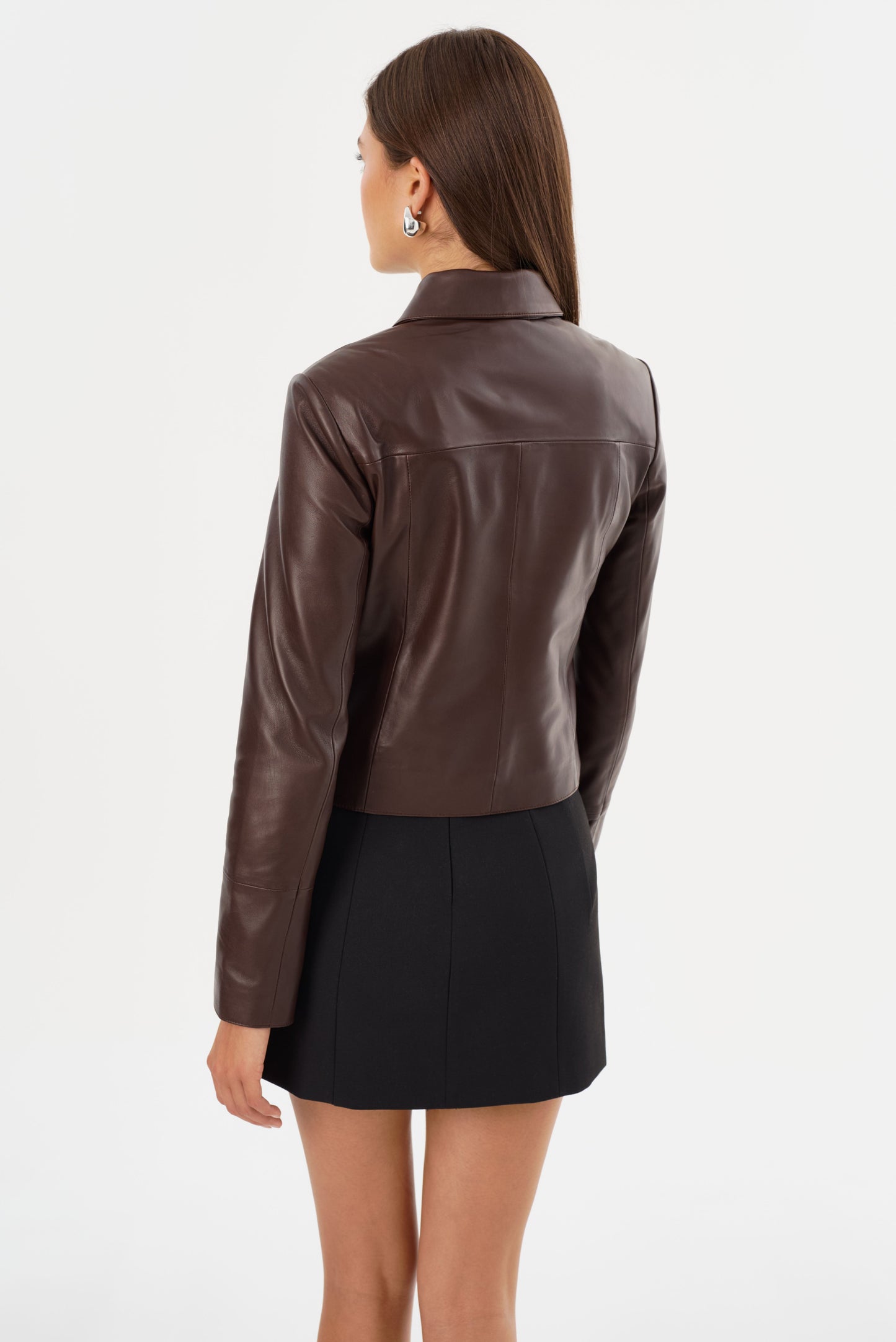 OCEANA | Fitted Leather Jacket