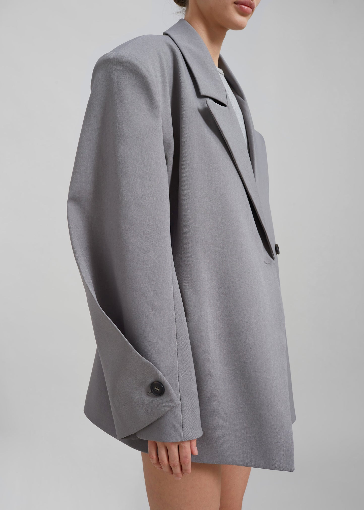 Pia Boxy Blazer - Grey