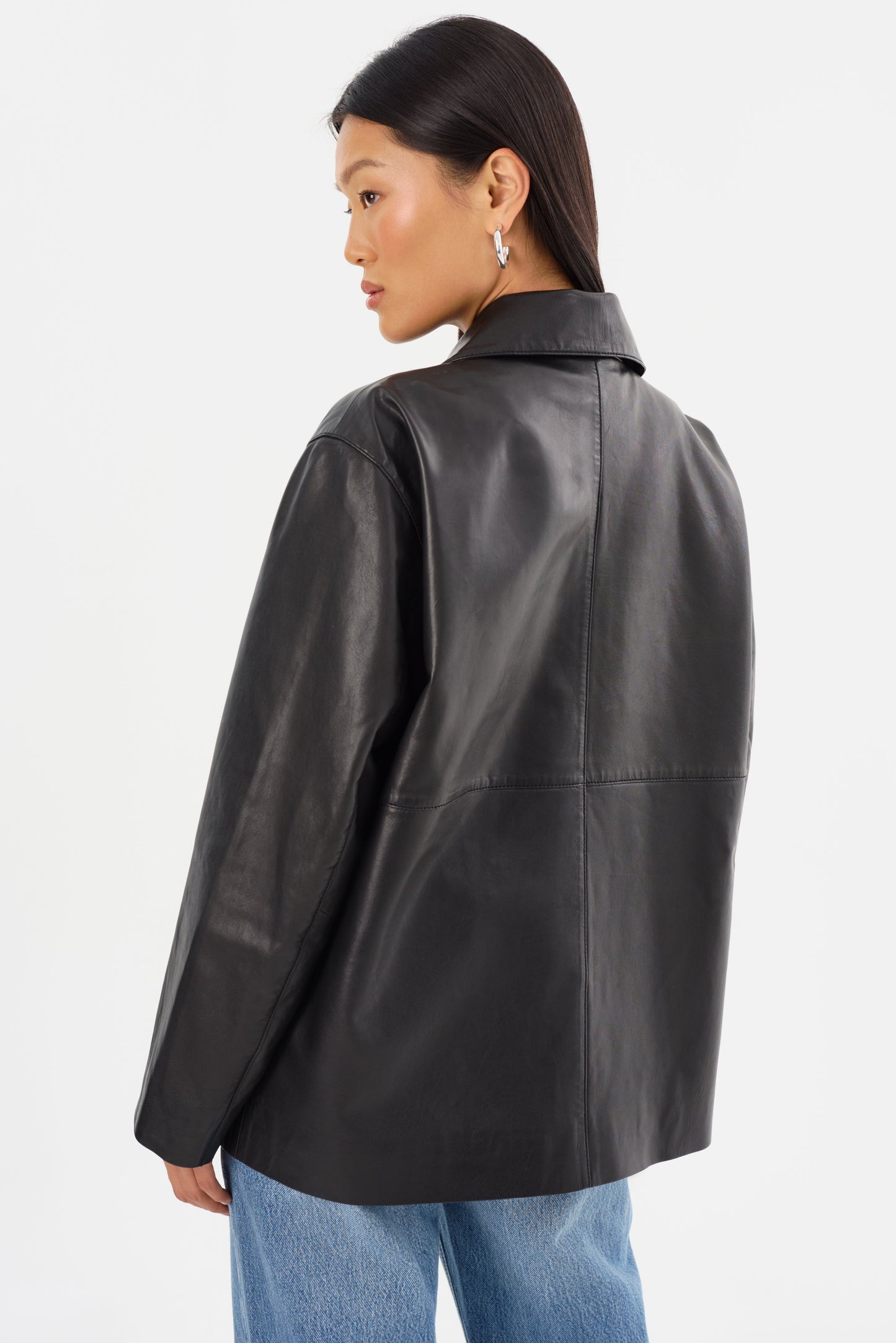 PRESLEY | Leather Shacket