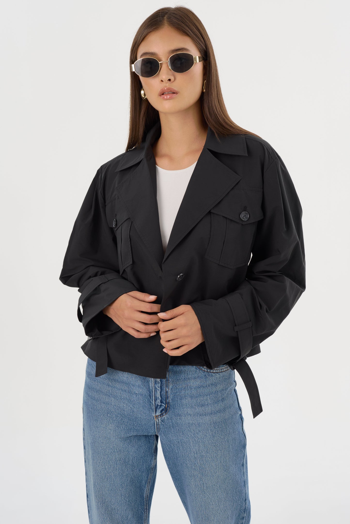 QUINN | Short Trench Jacket