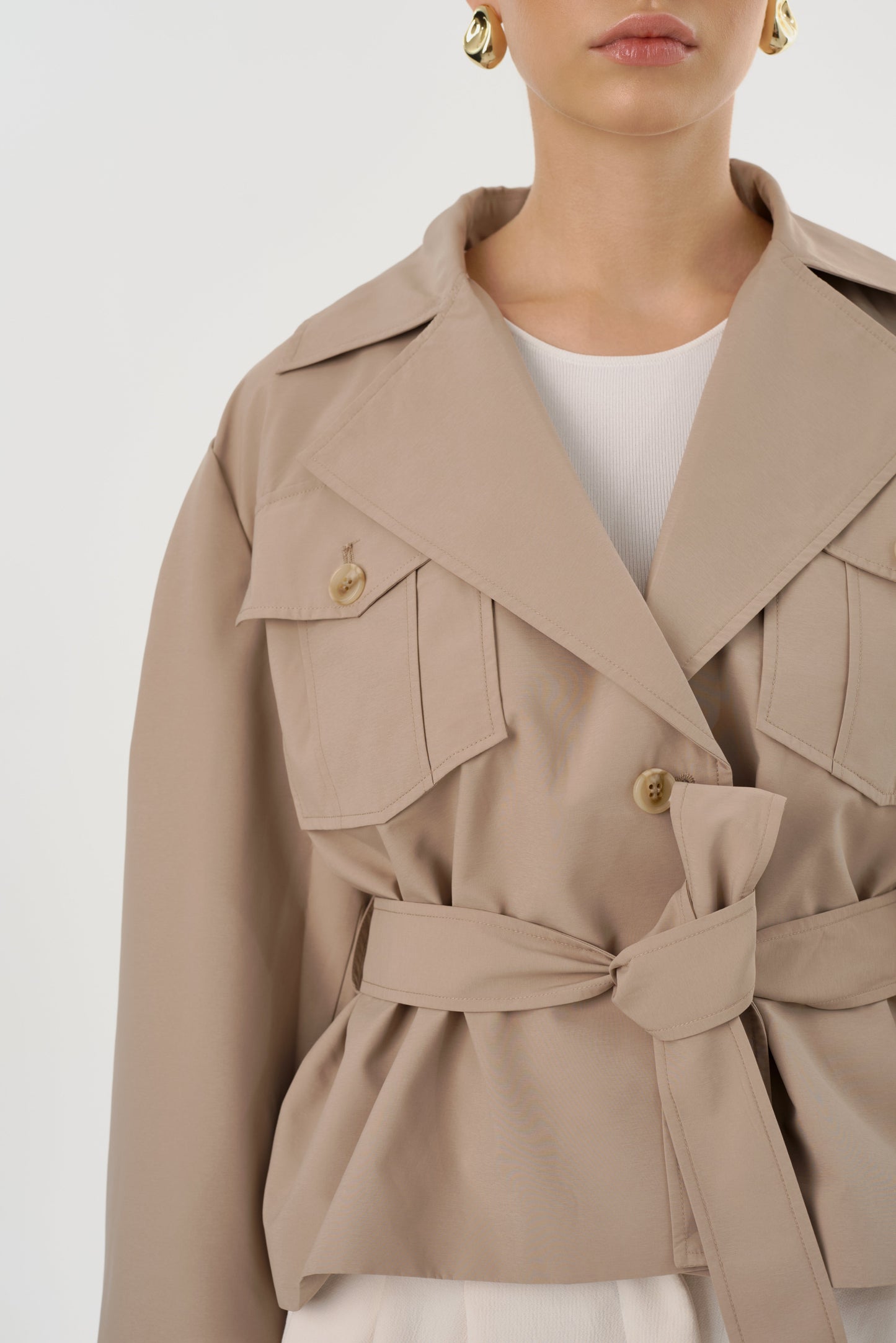 QUINN | Short Trench Jacket