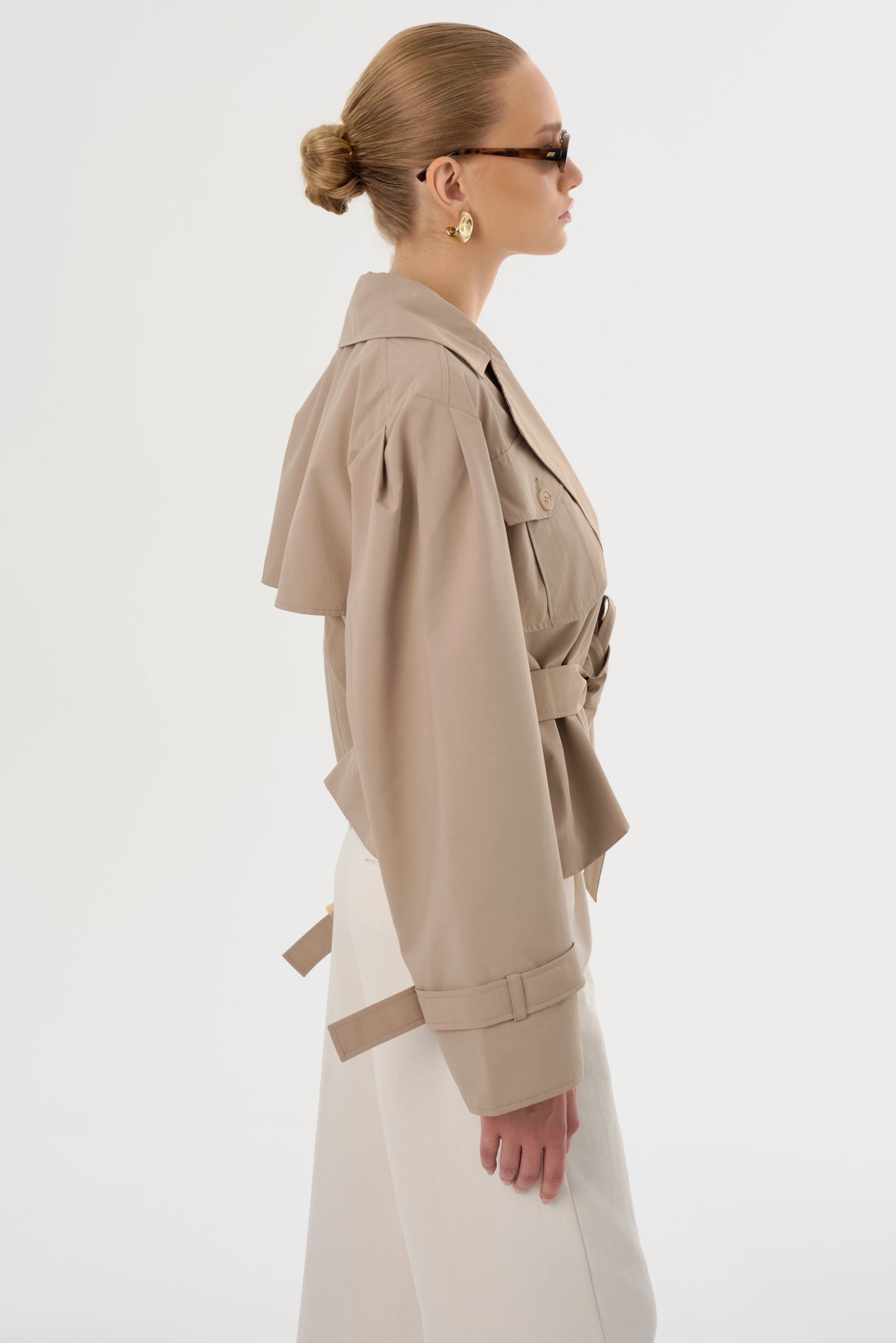 QUINN | Short Trench Jacket