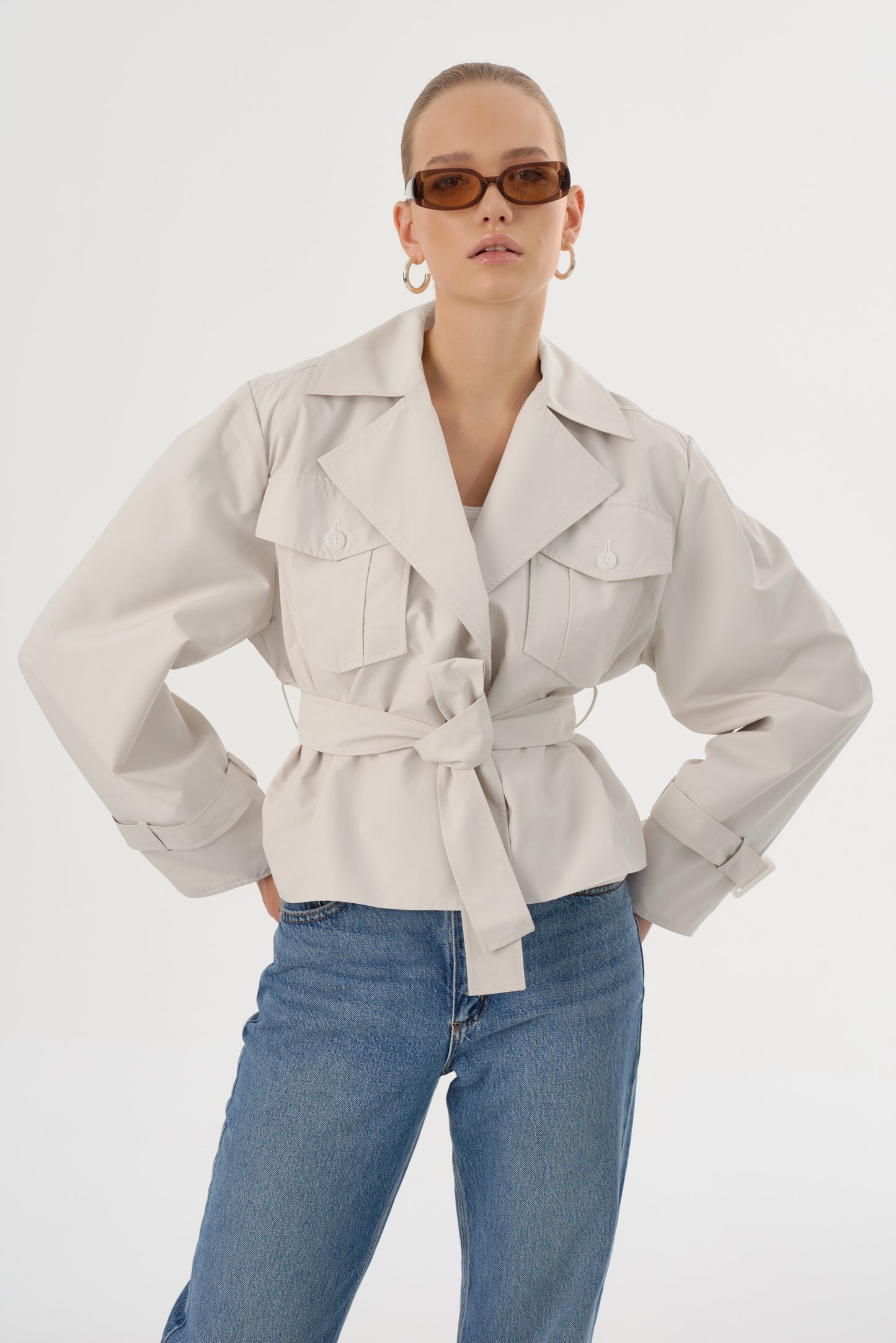 QUINN | Short Trench Jacket