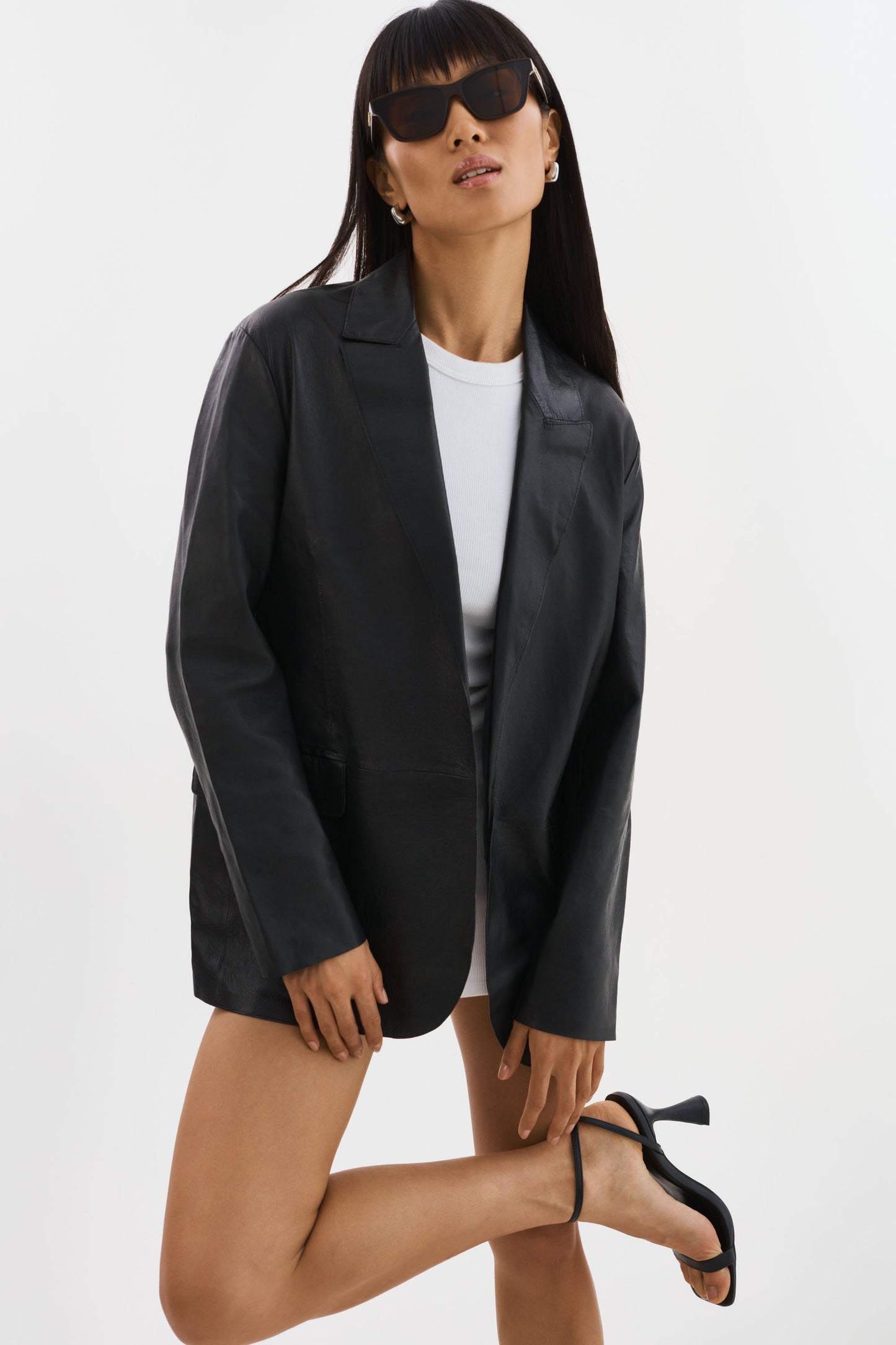 QUIRINA | Leather Blazer