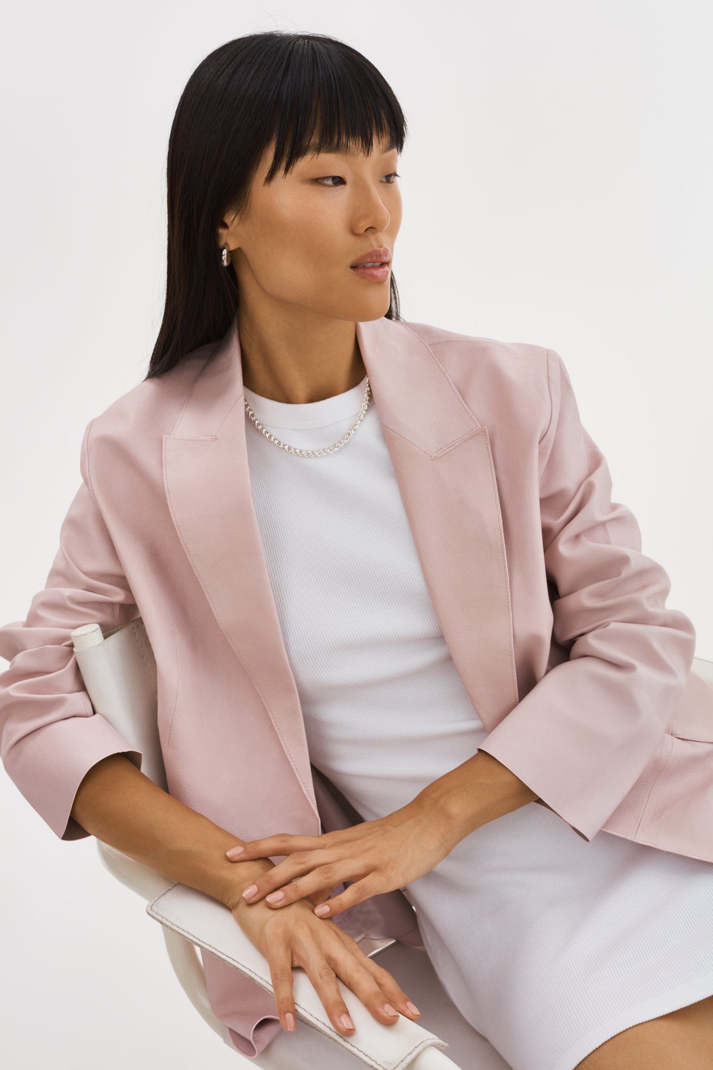 QUIRINA | Leather Blazer