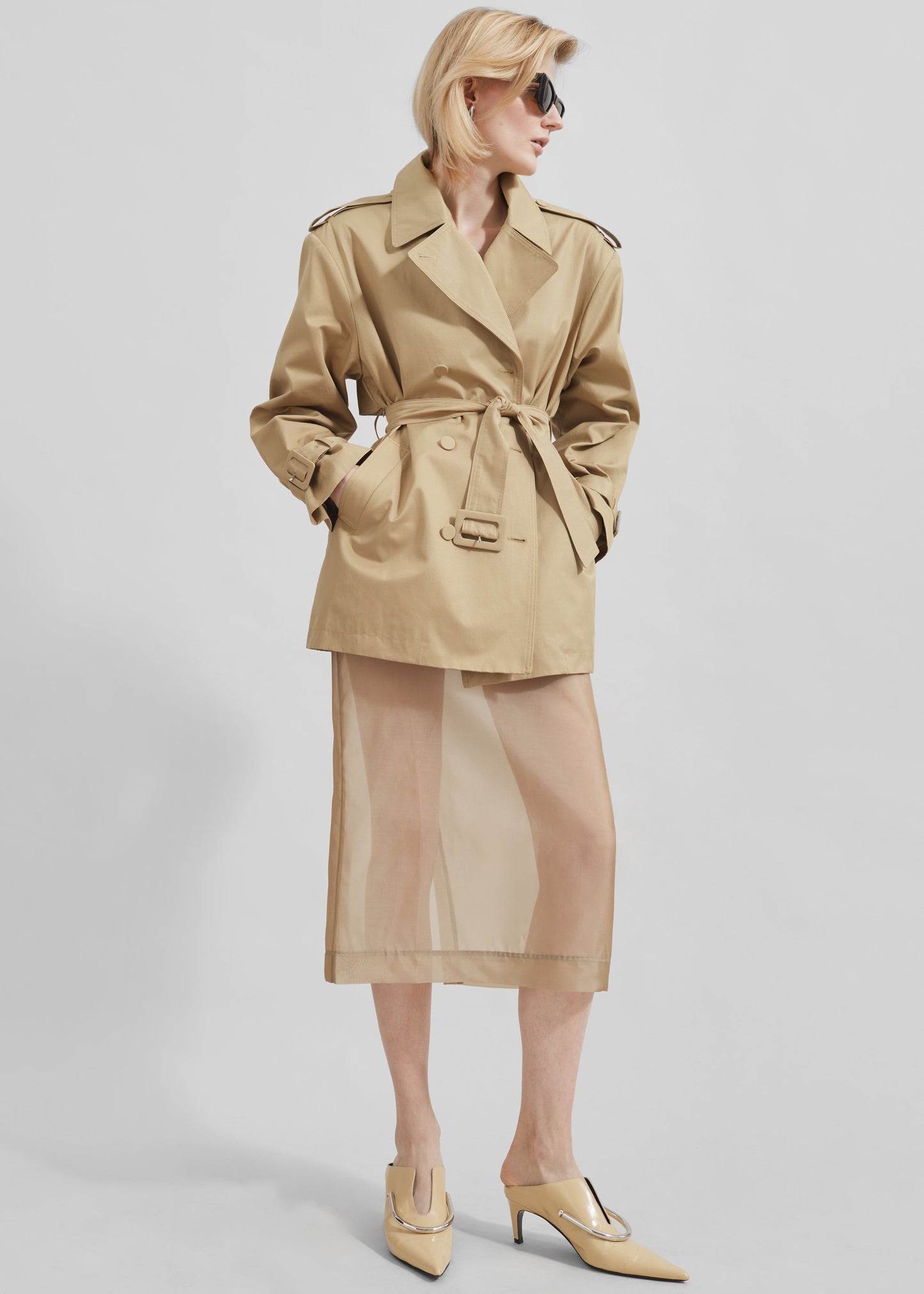 Raleigh Trench Coat - Beige