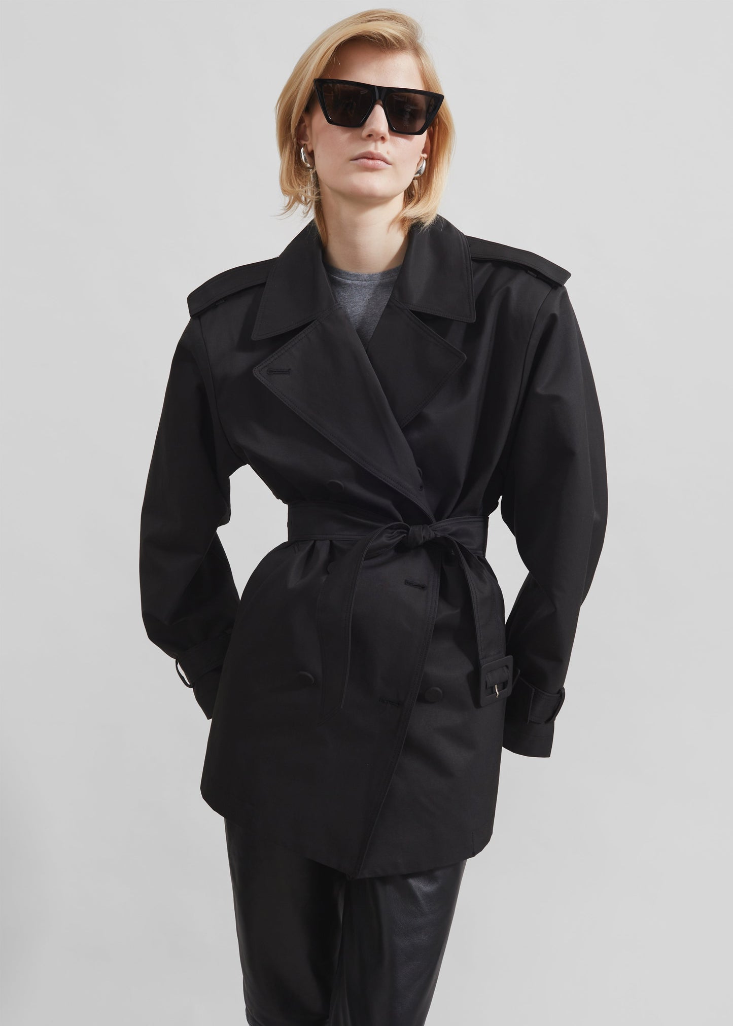 Raleigh Trench Coat - Black