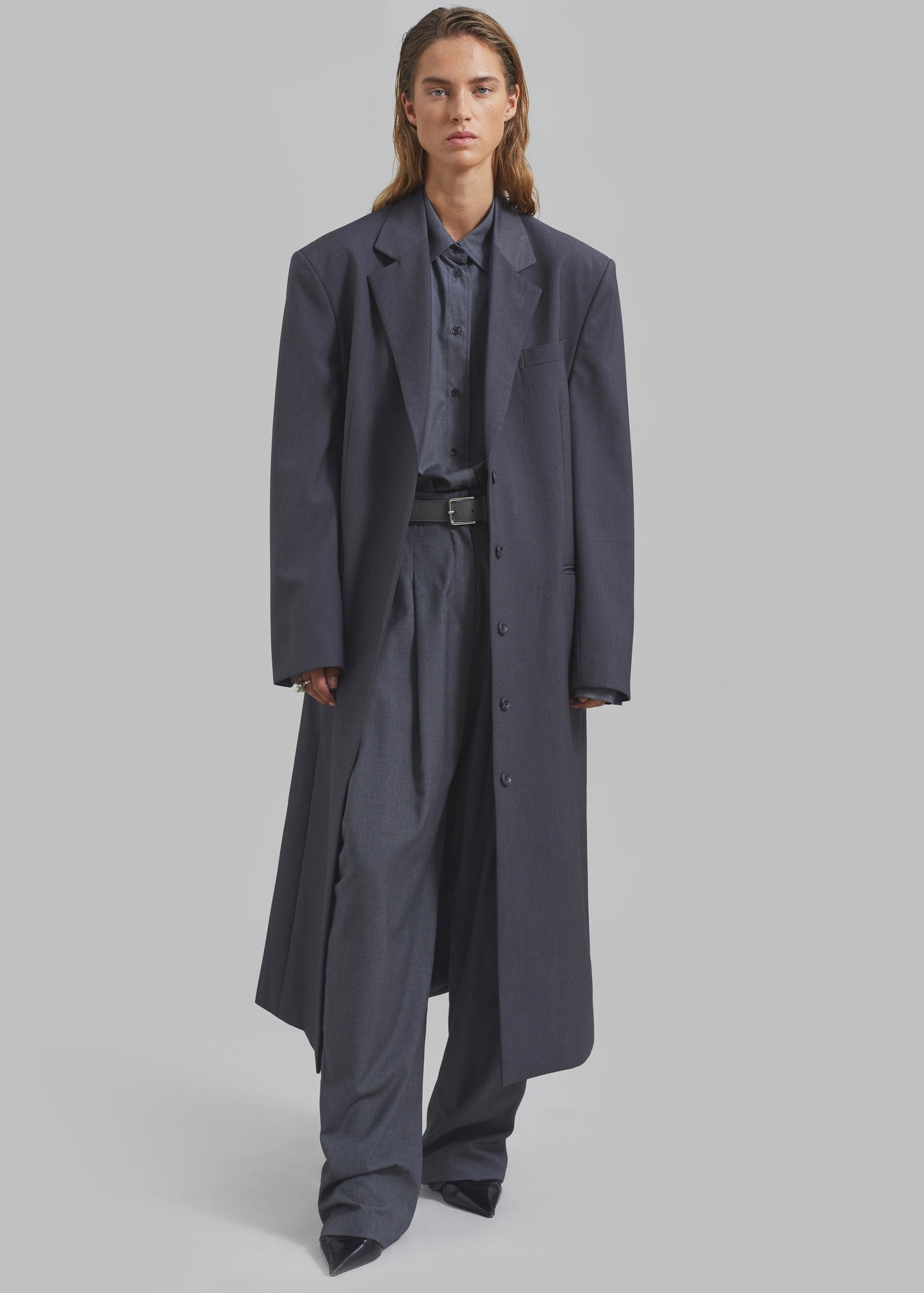 Robinson Long Coat - Grey