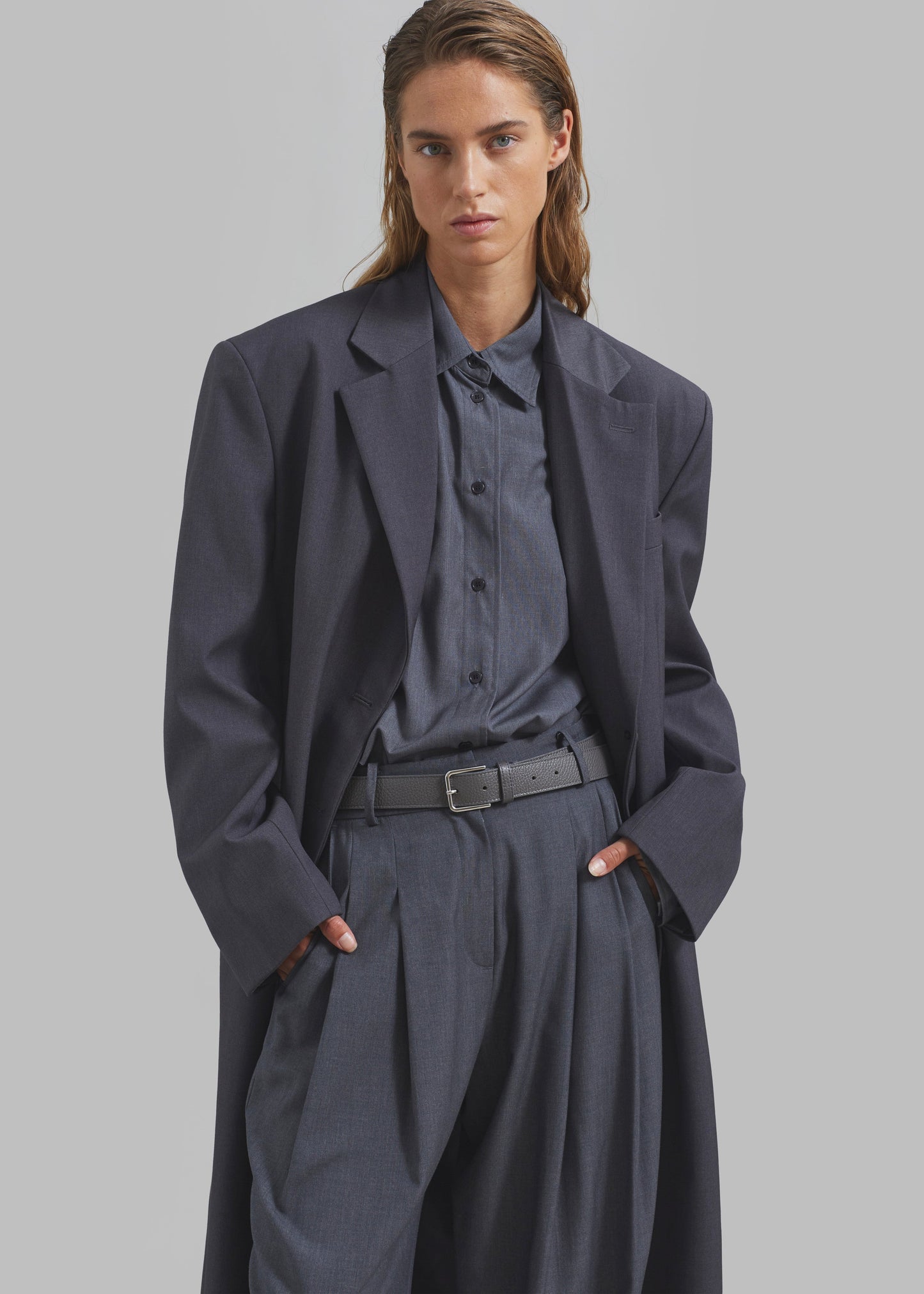 Robinson Long Coat - Grey