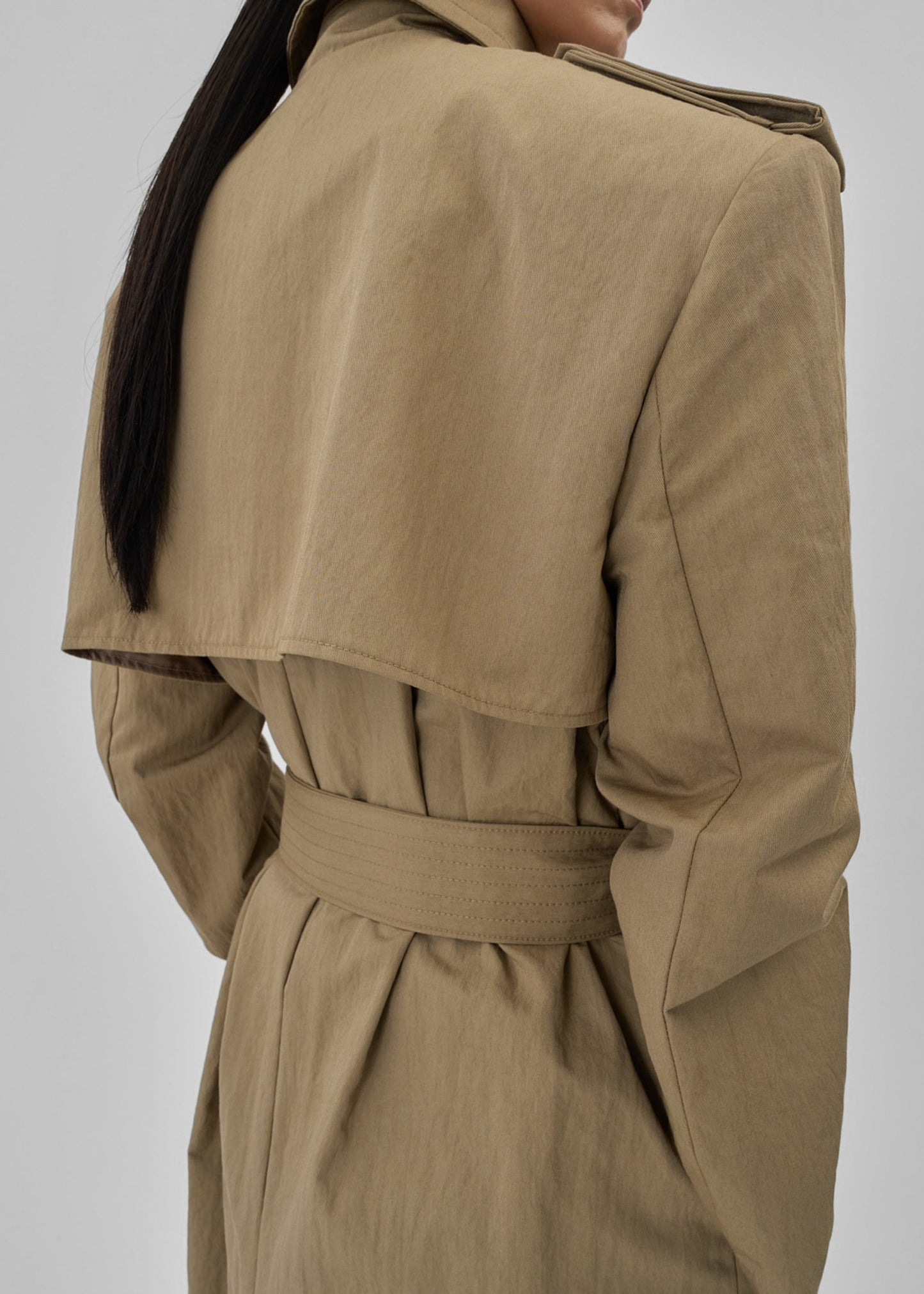 Rolen Trench Coat - Beige