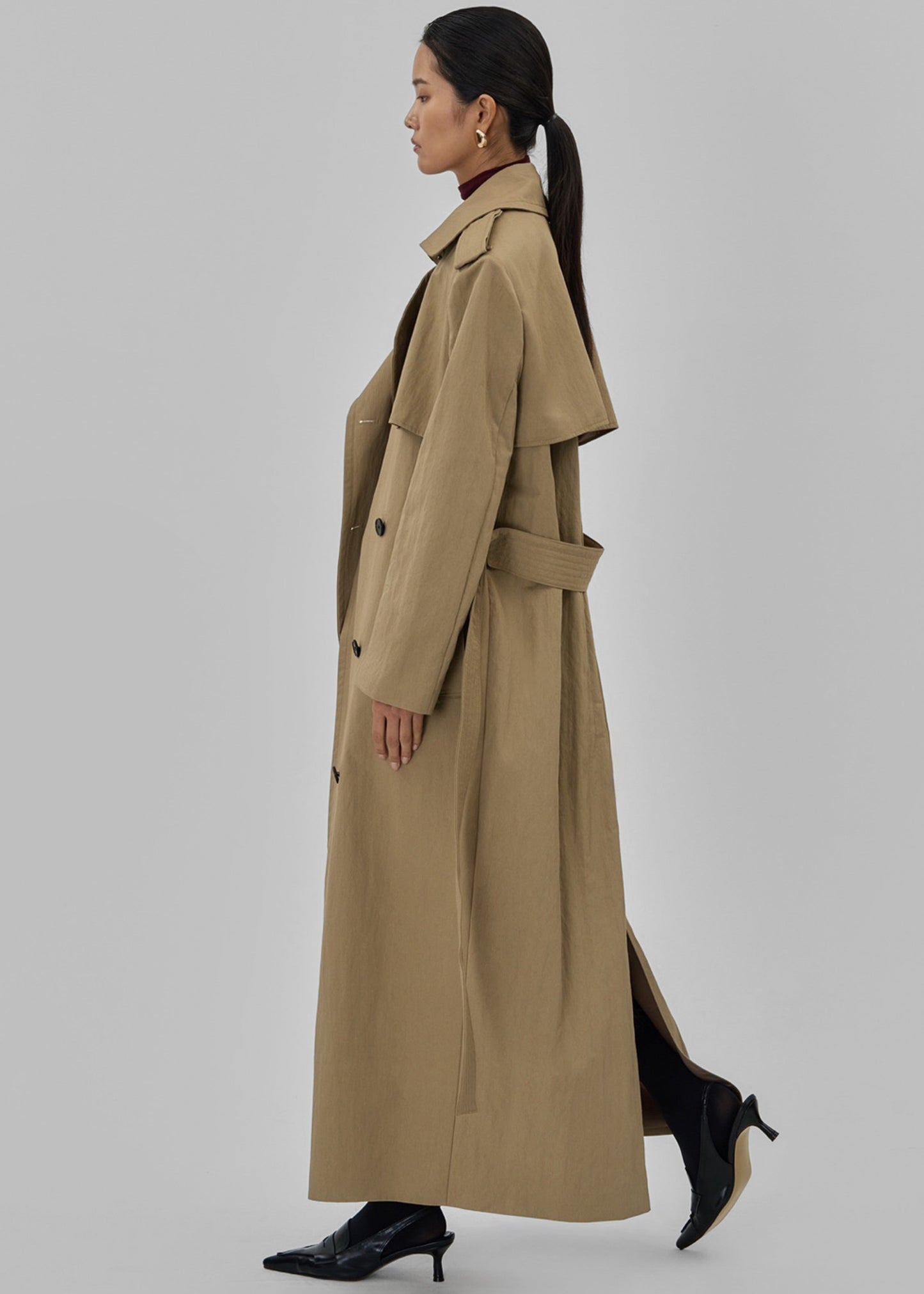 Rolen Trench Coat - Beige