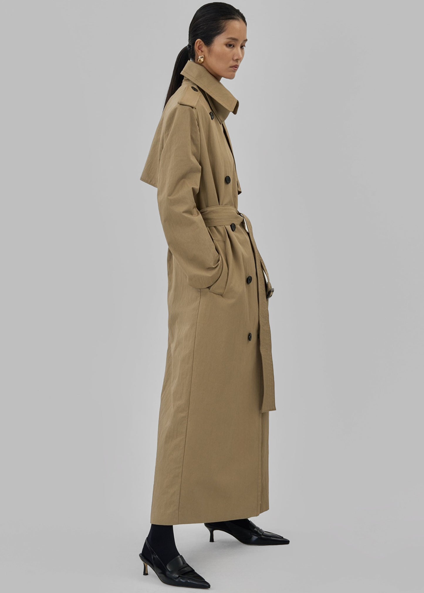 Rolen Trench Coat - Beige