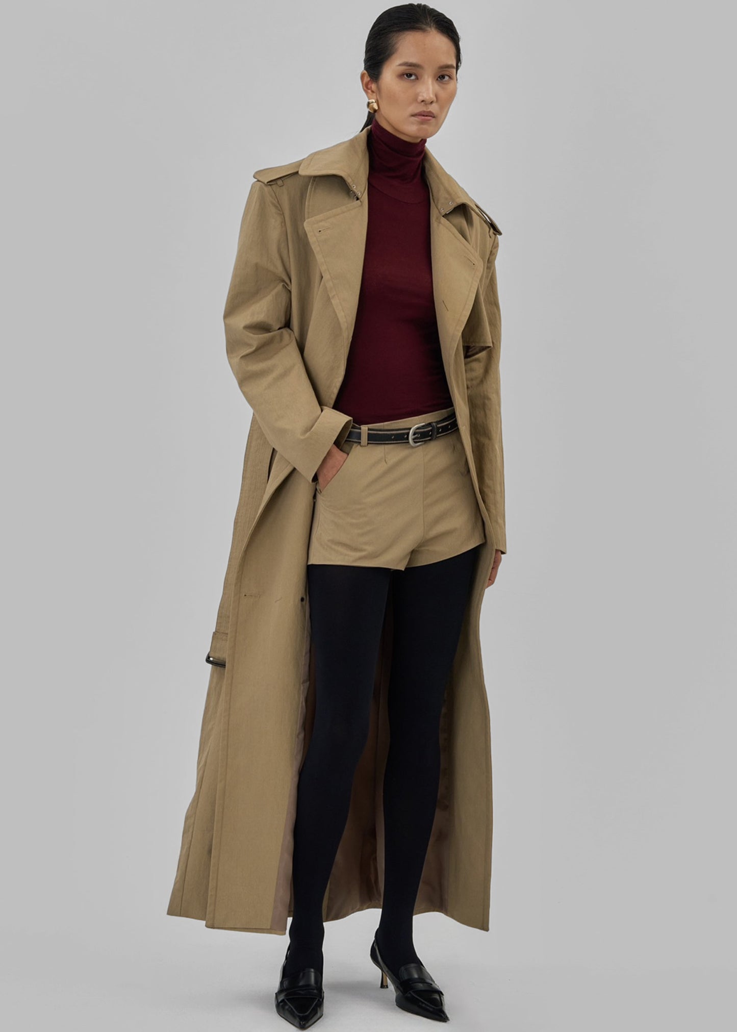 Rolen Trench Coat - Beige