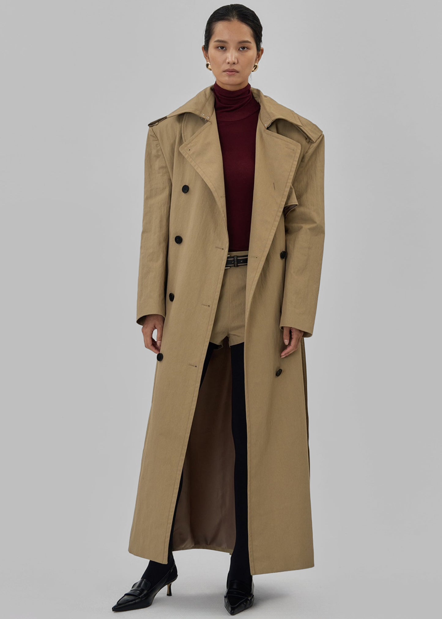 Rolen Trench Coat - Beige