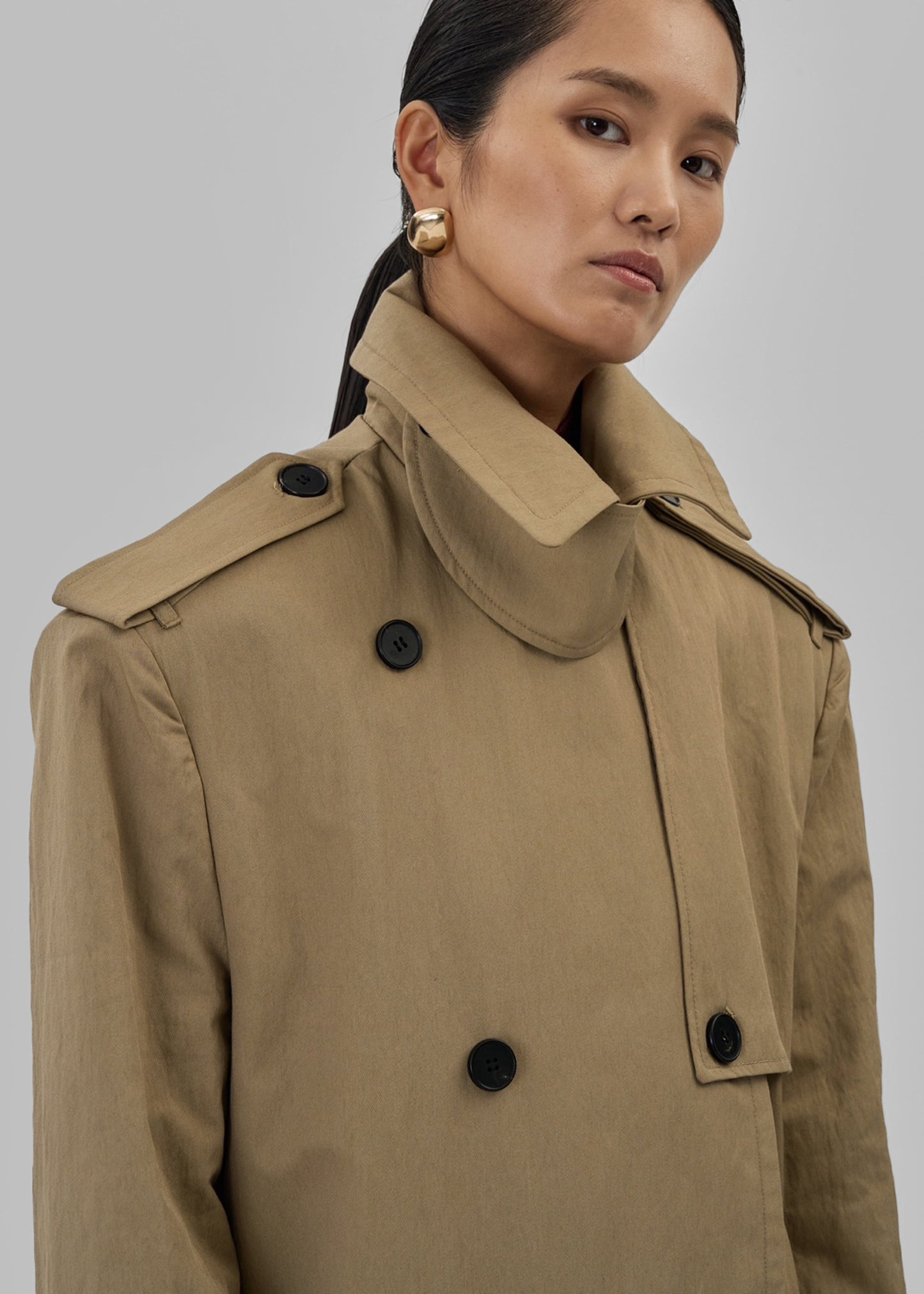 Rolen Trench Coat - Beige