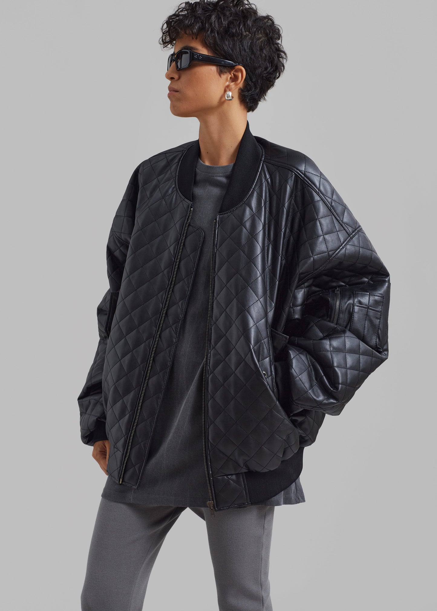 Rosalia Quilted Jacket - Black