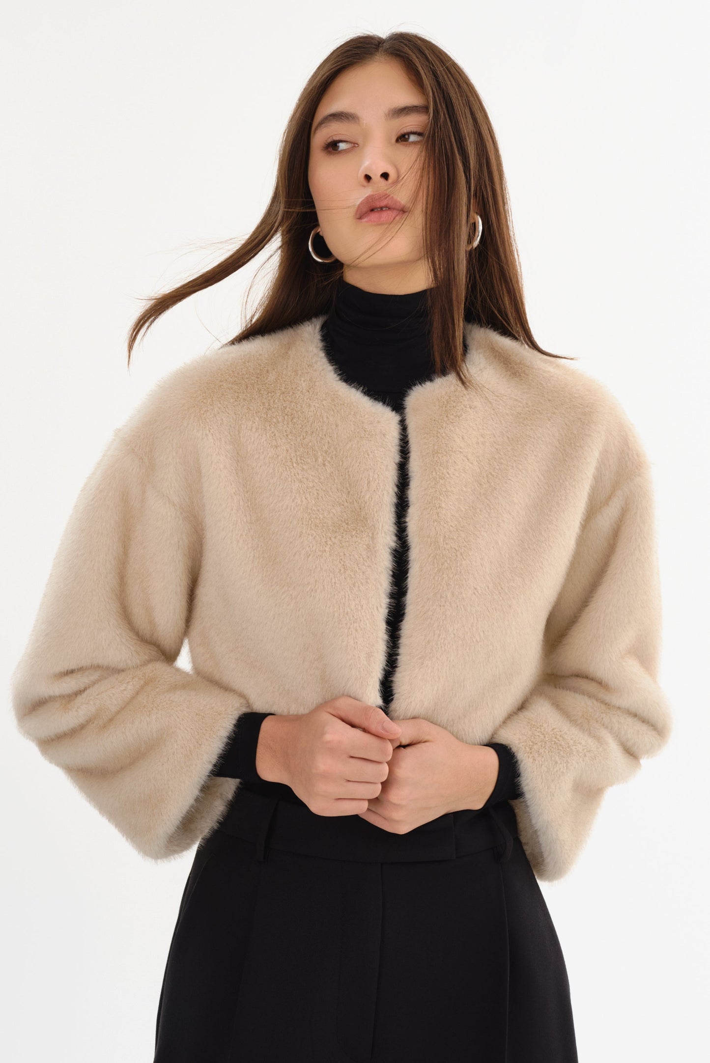 ROWDIE | Faux Fur Jacket