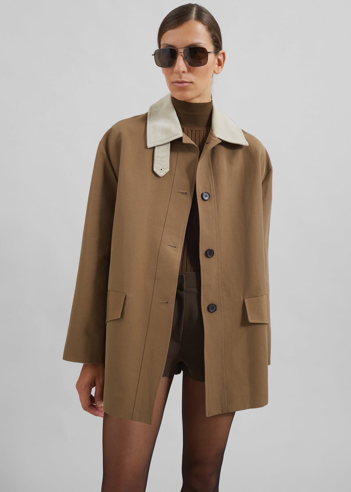 Ryker Boxy Jacket - Brown