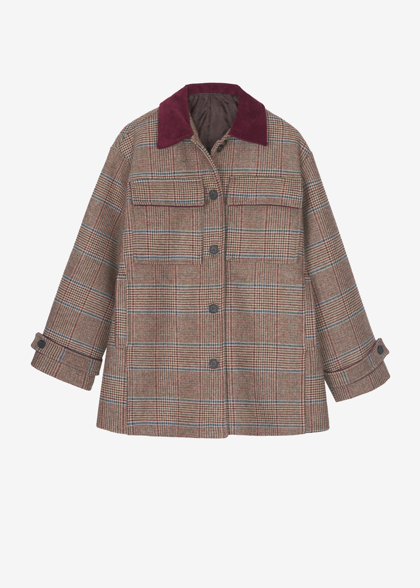 Selworth Plaid Wool Jacket - Multicolor