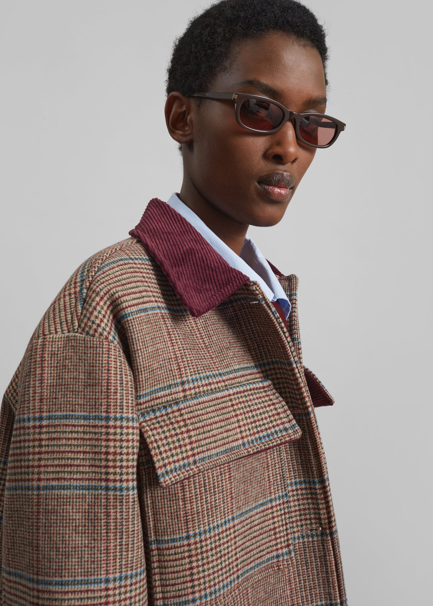 Selworth Plaid Wool Jacket - Multicolor