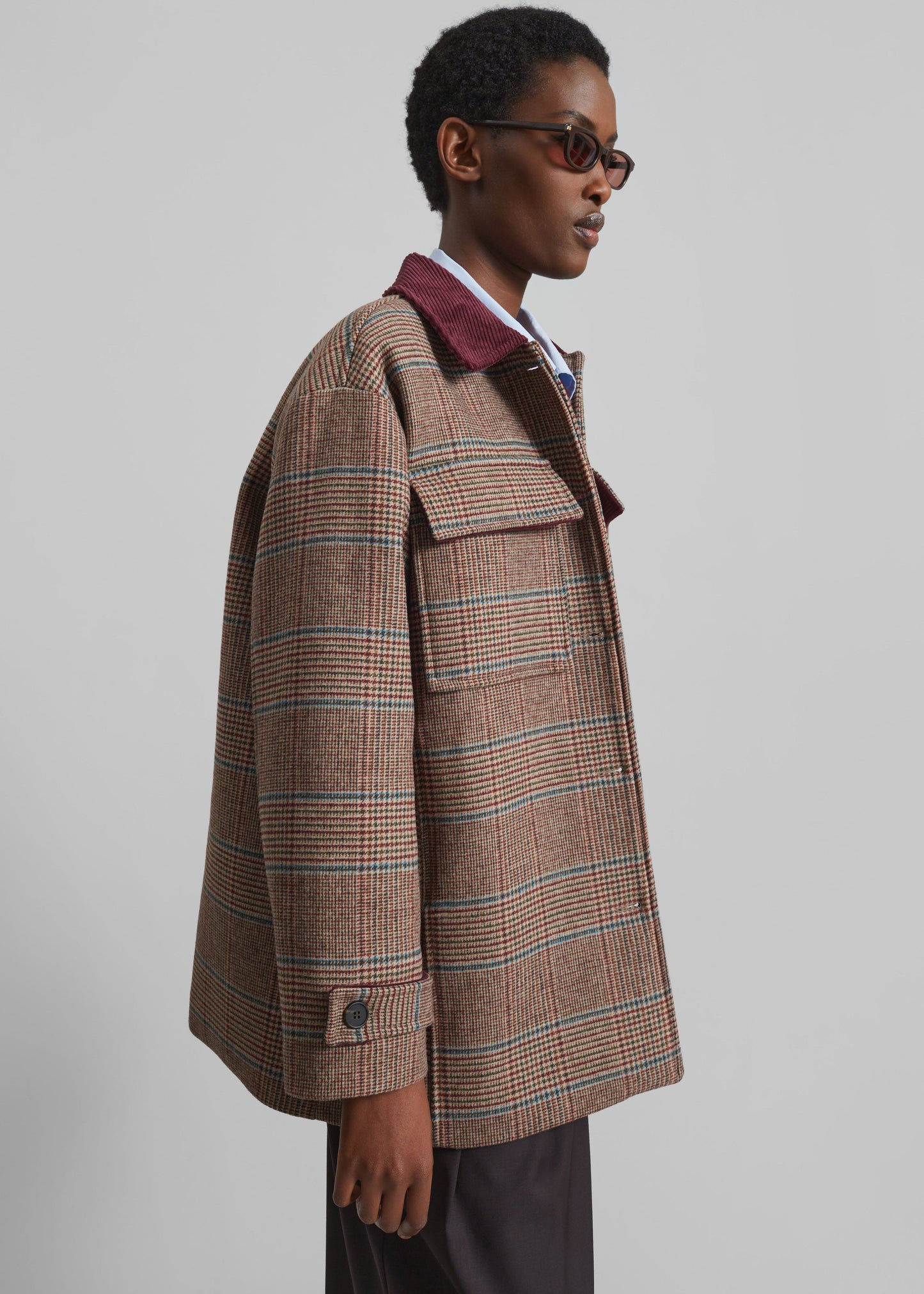 Selworth Plaid Wool Jacket - Multicolor