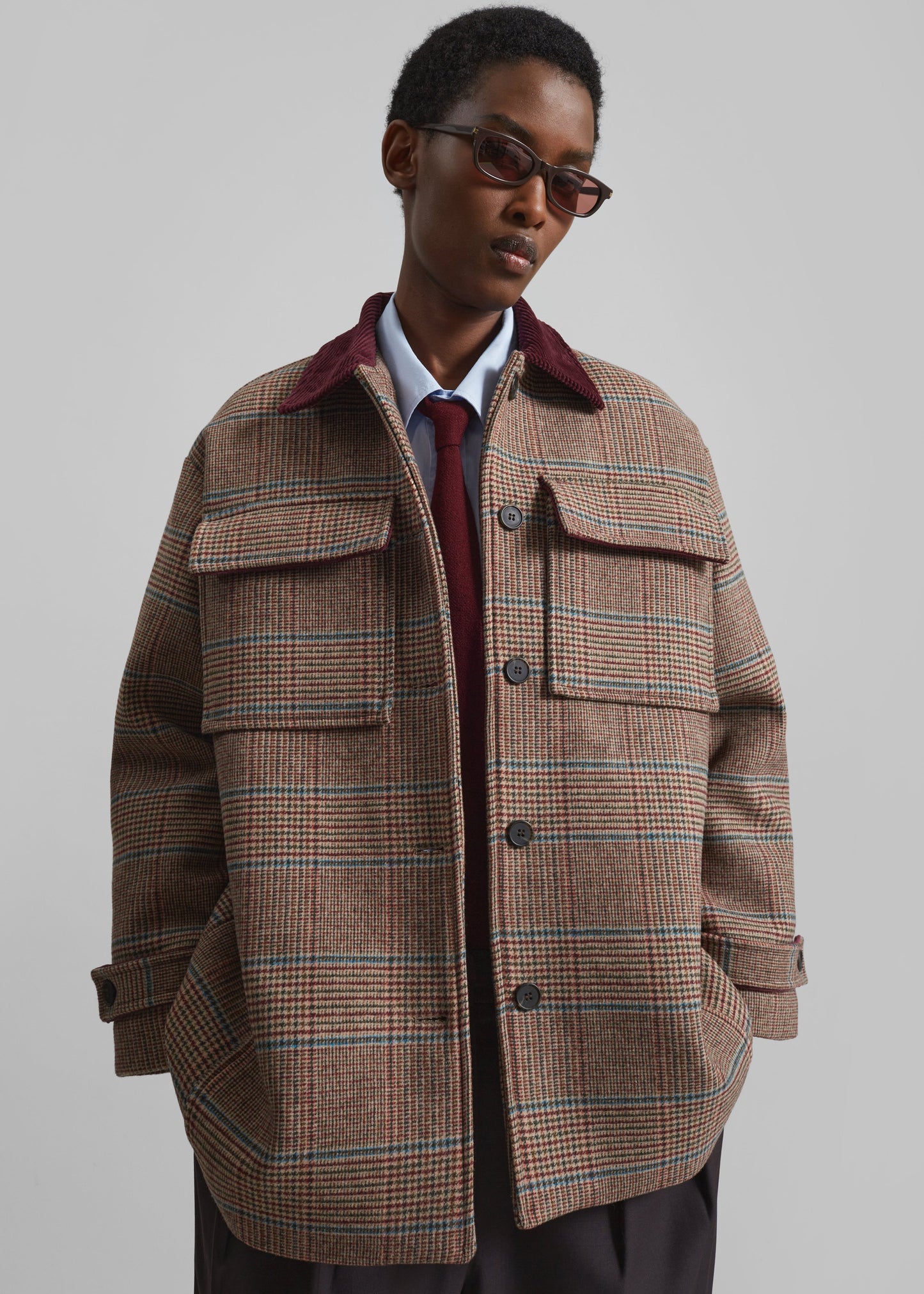 Selworth Plaid Wool Jacket - Multicolor