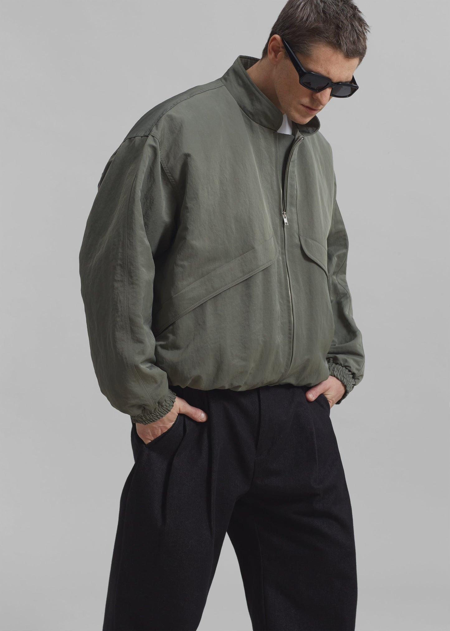 Seth Oversized Jacket - Khaki