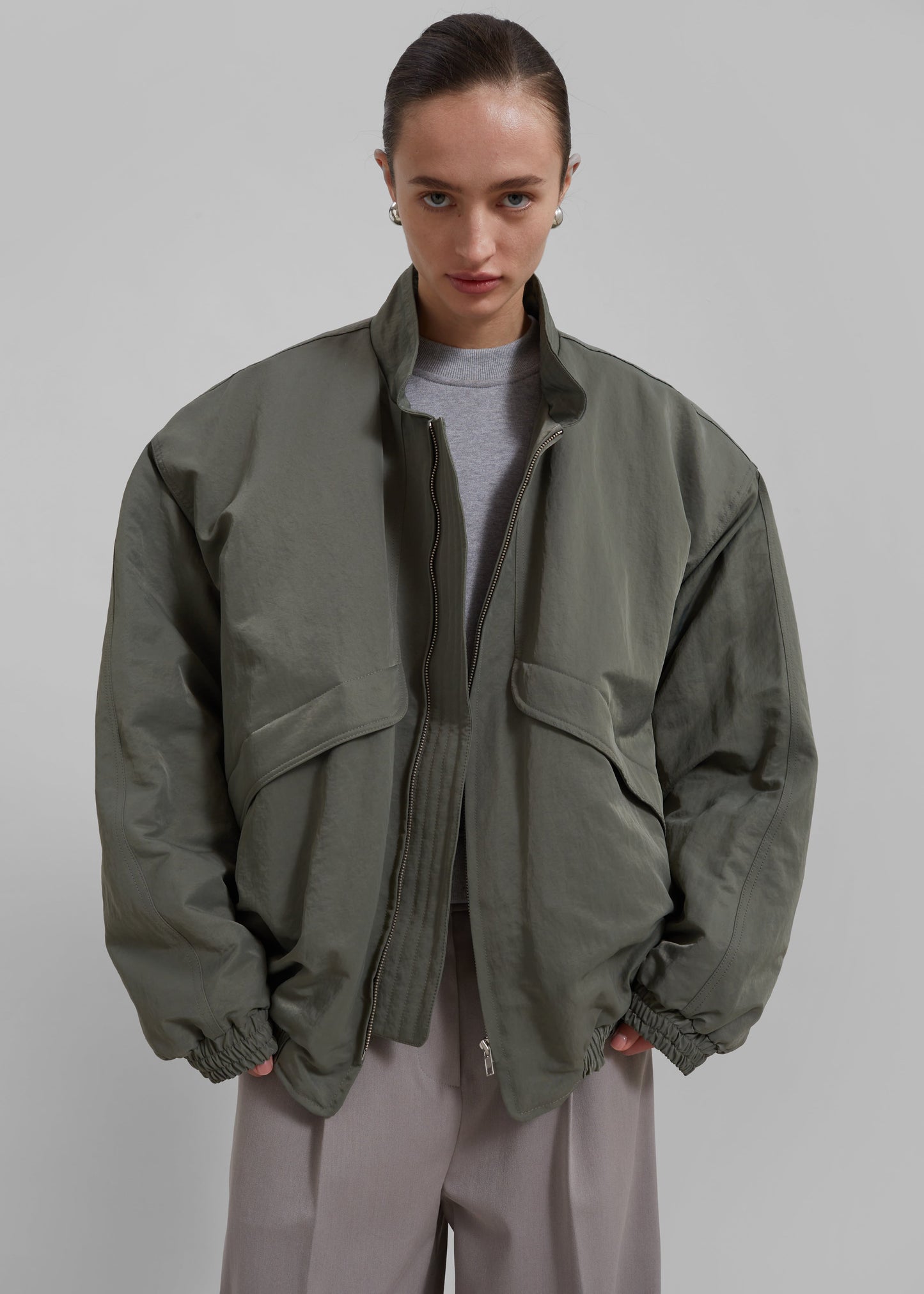 Seth Oversized Jacket - Khaki