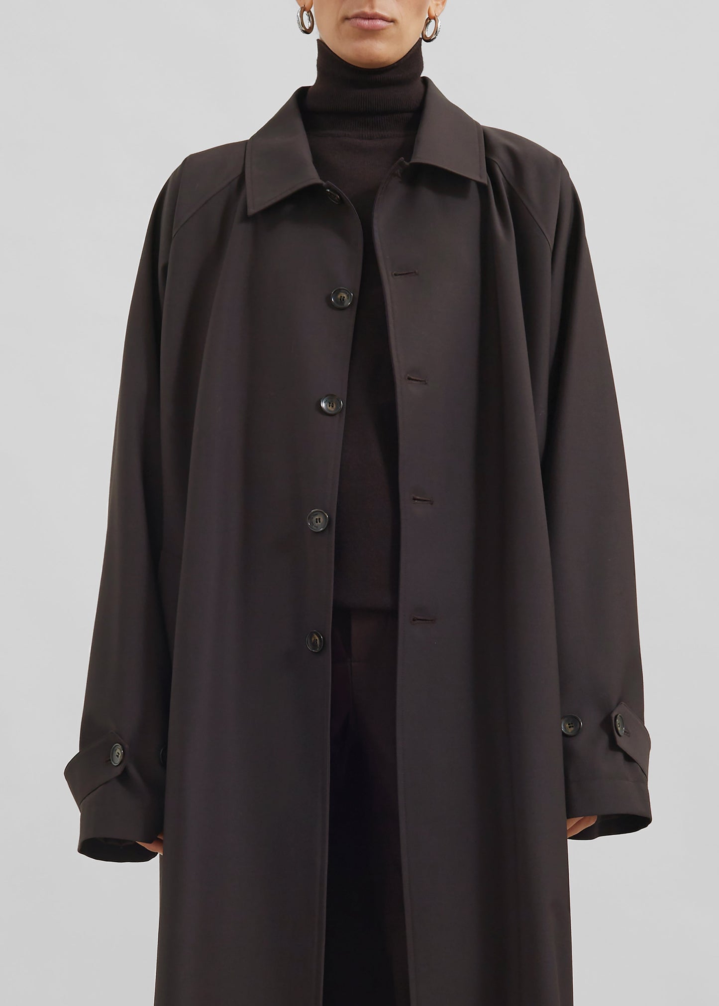 Shay Trench Coat - Brown