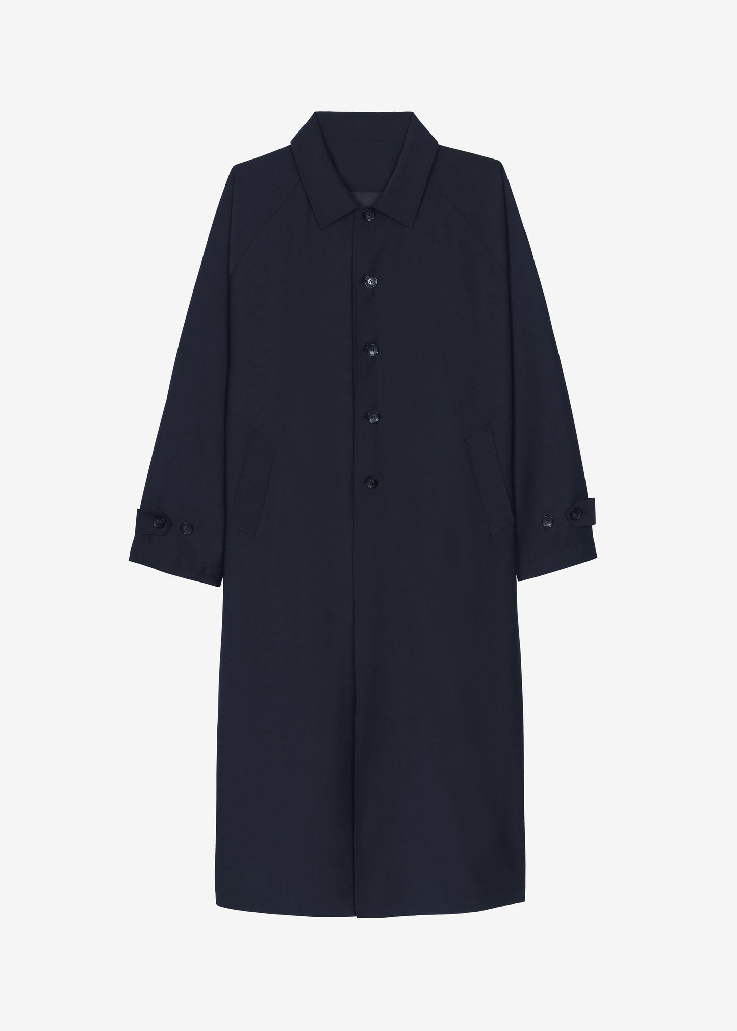 Shay Trench Coat - Dark Navy