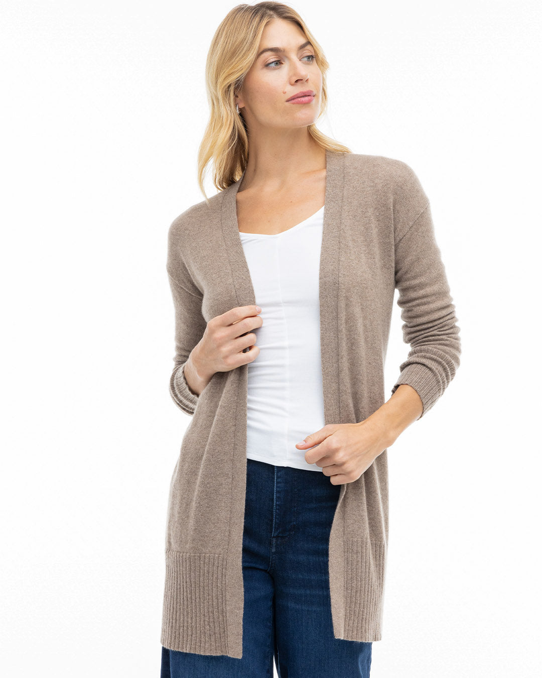 Long Cashmere Cardigan