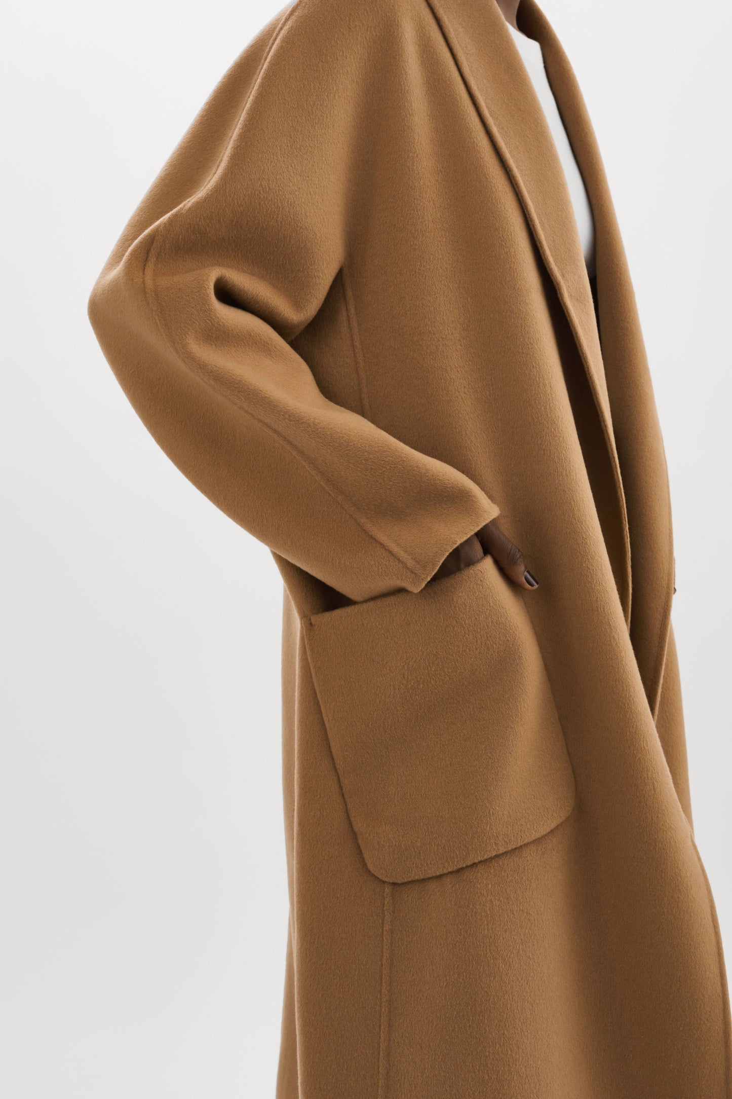 THARA | Shawl Collar Wool Coat