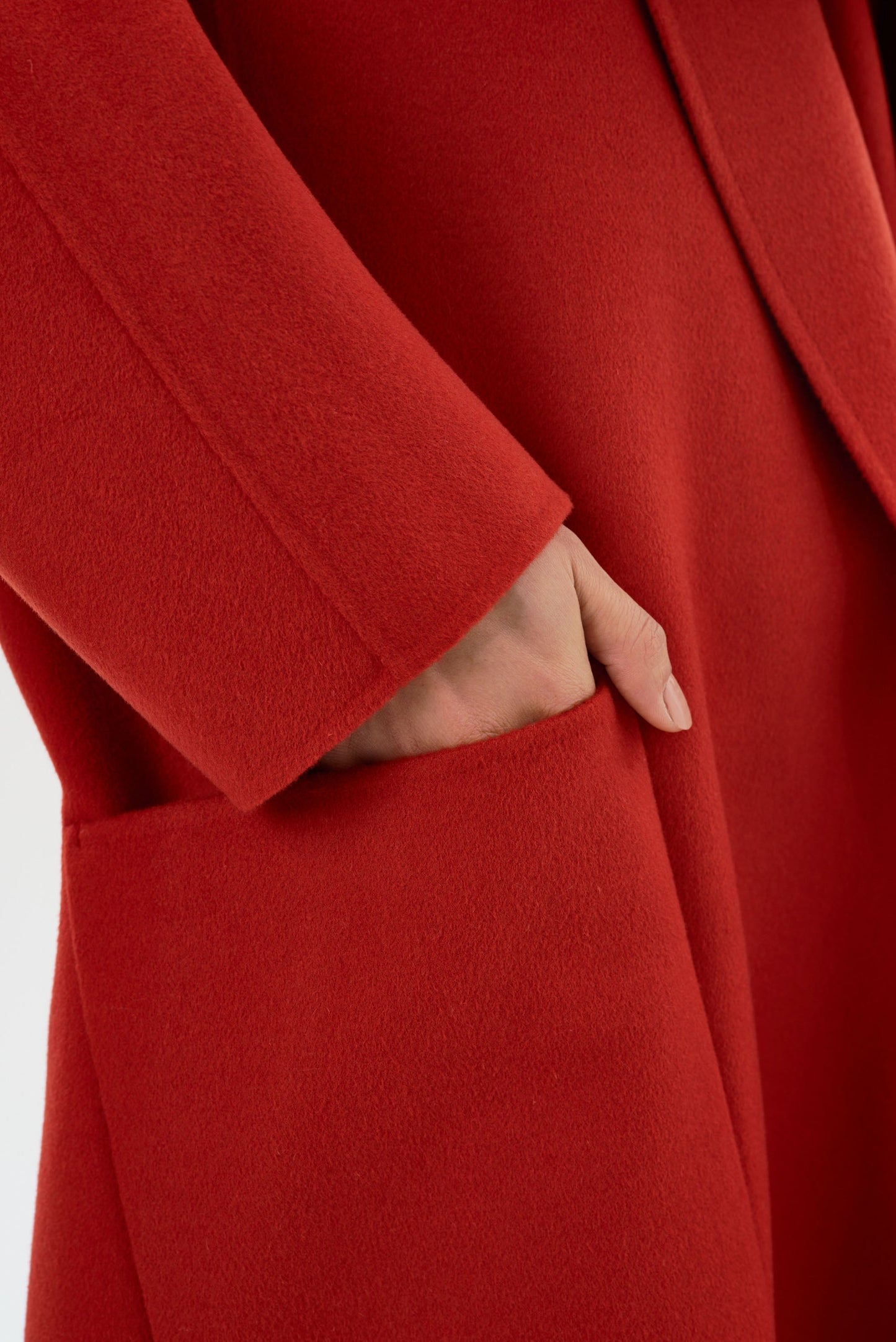 THARA | Shawl Collar Wool Coat