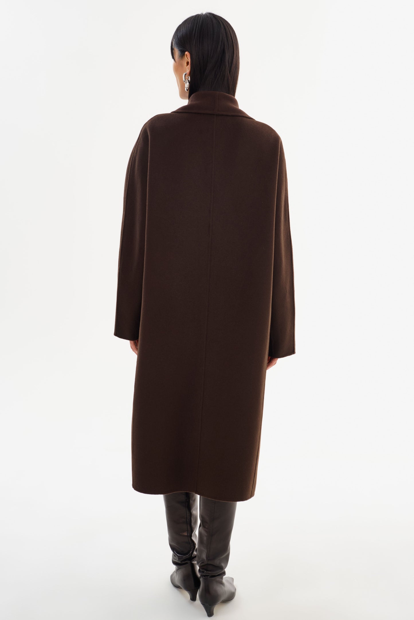 THARA | Shawl Collar Wool Coat