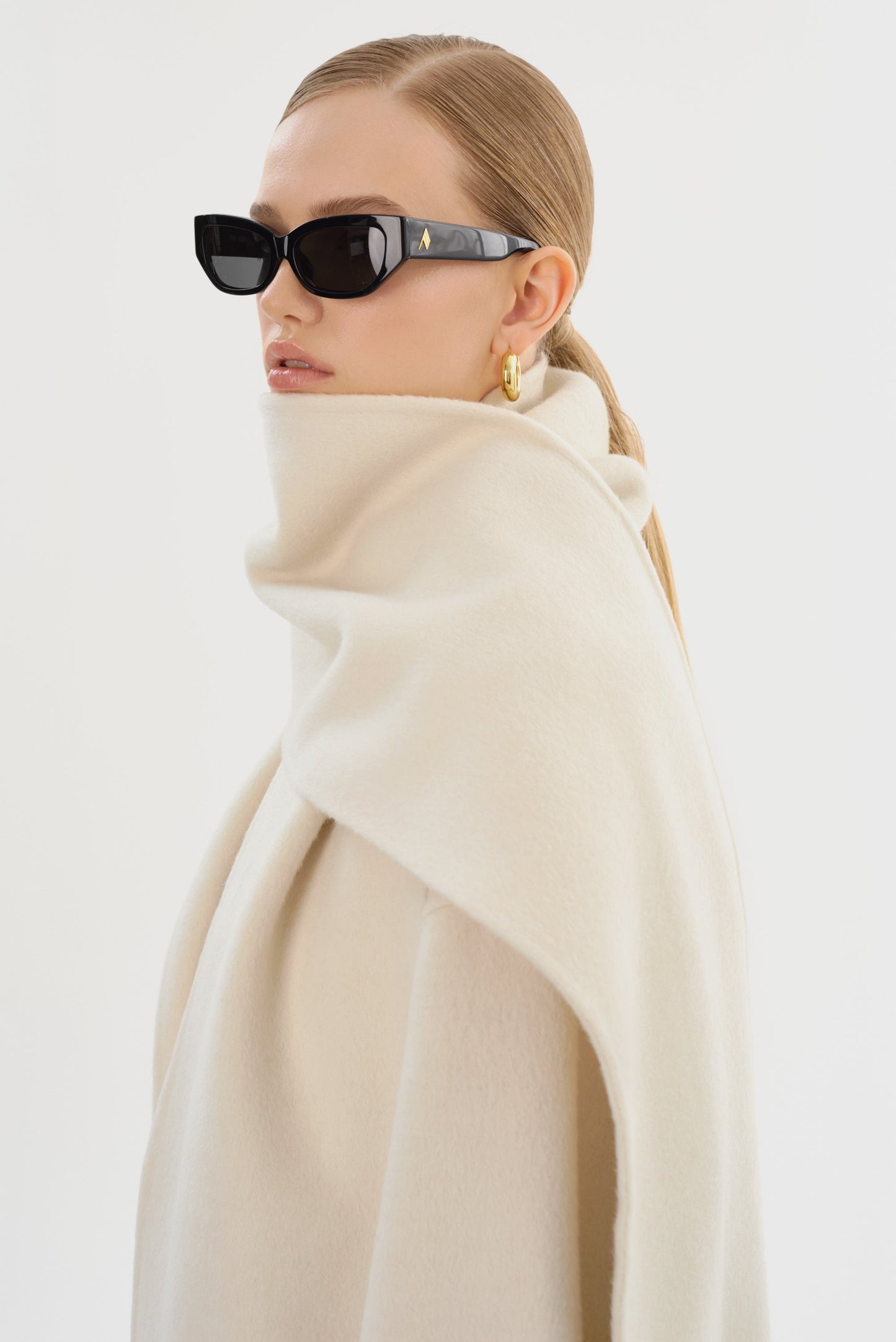 TWILA | Wool Scarf Coat