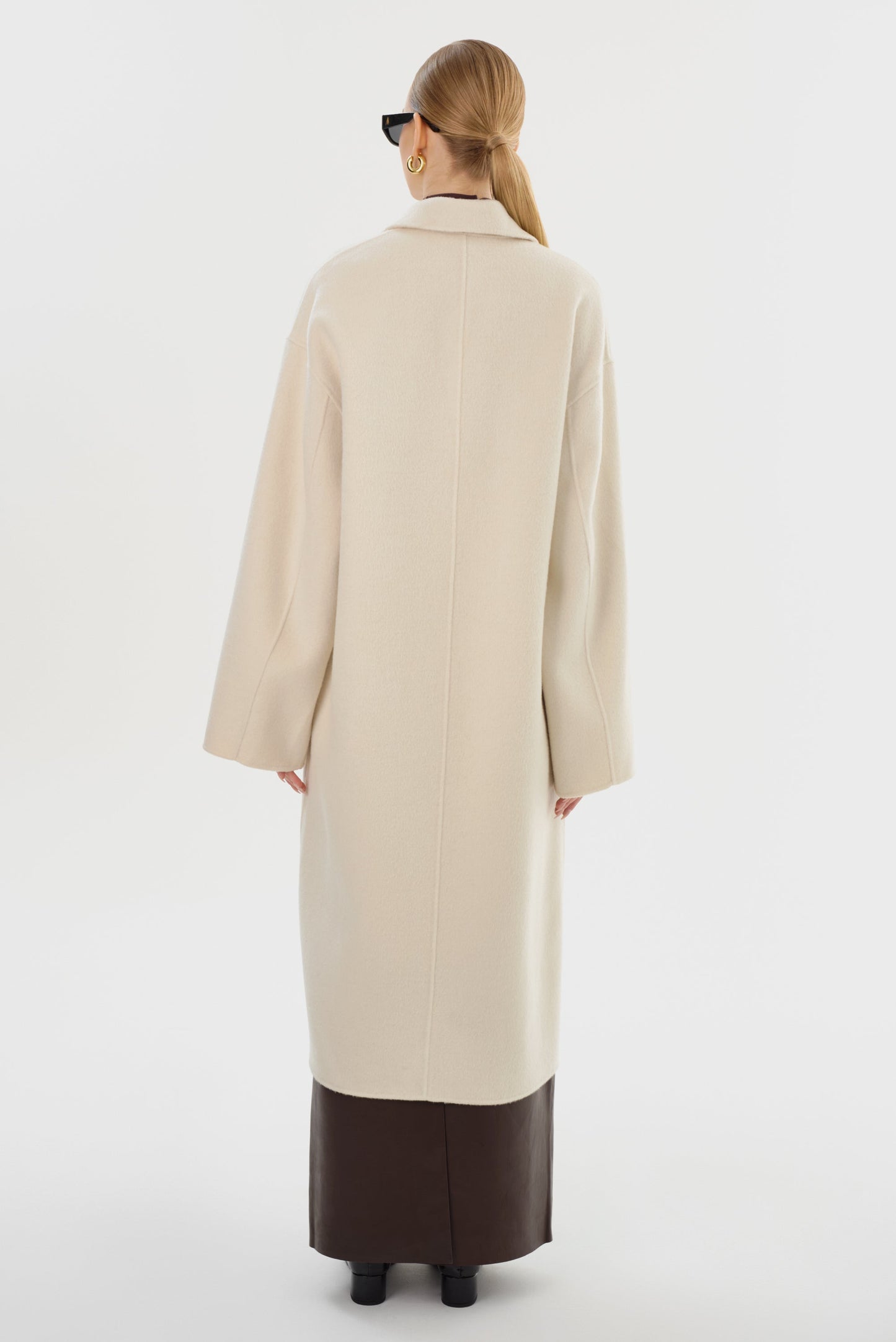 TWILA | Wool Scarf Coat