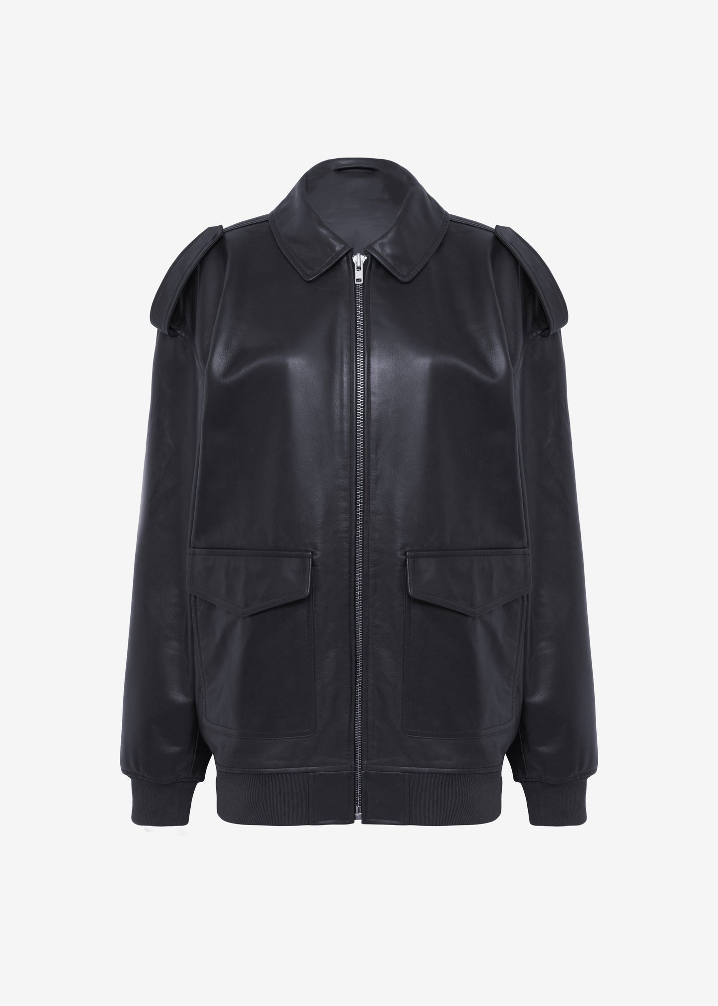 Viper Leather Jacket - Black