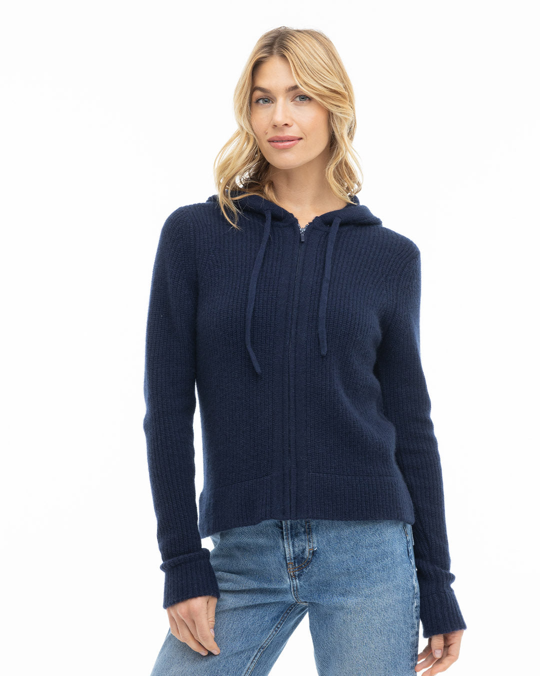 Cashmere Fisherman Hoodie