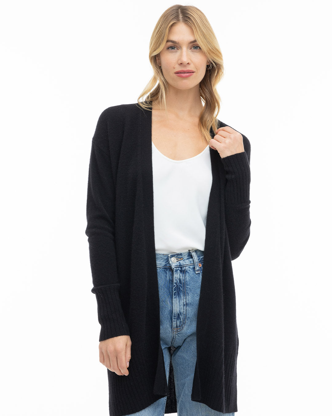 Long Cashmere Cardigan