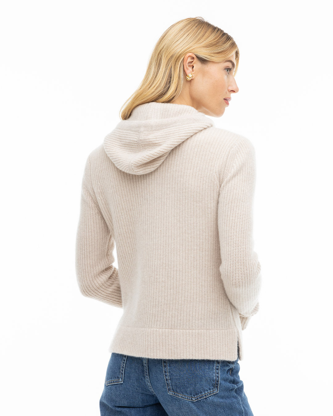 Cashmere Fisherman Hoodie