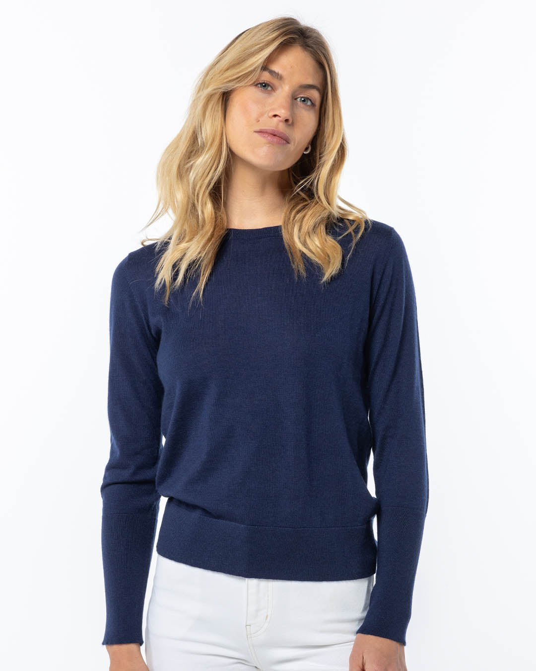 Worsted Cashmere Crew