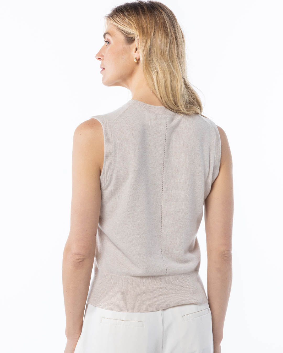 Cashmere Sleeveless Shell