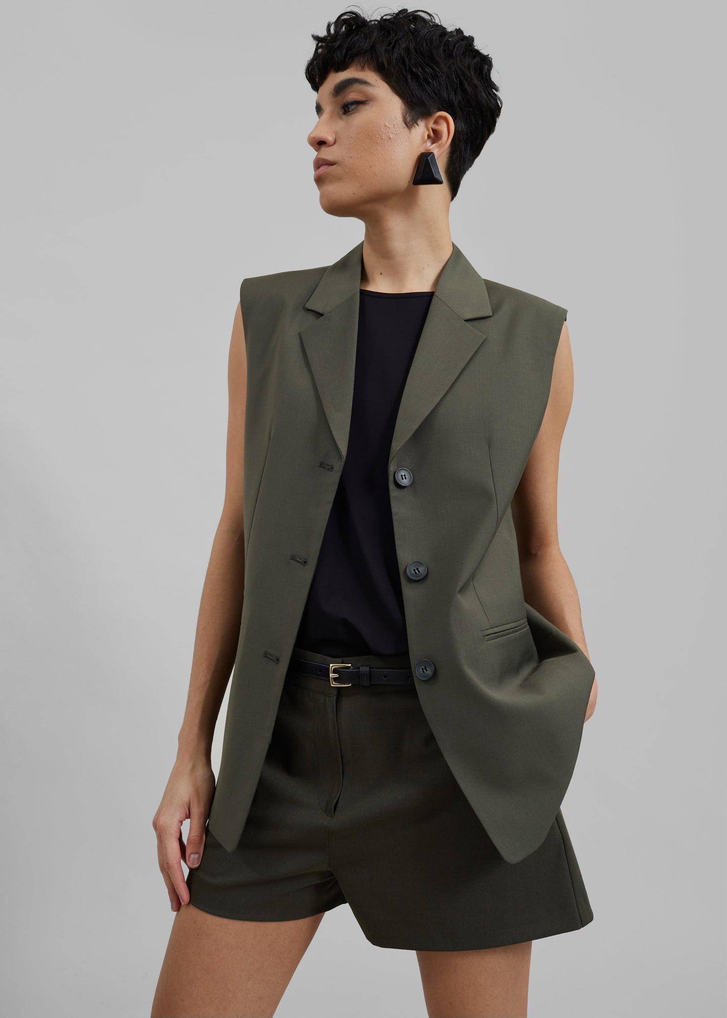 Xandra Vest - Khaki