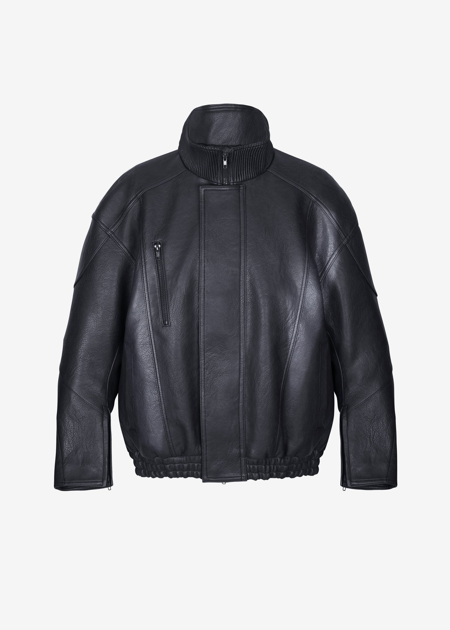 Zion Quilted Bomber Jacket - Black