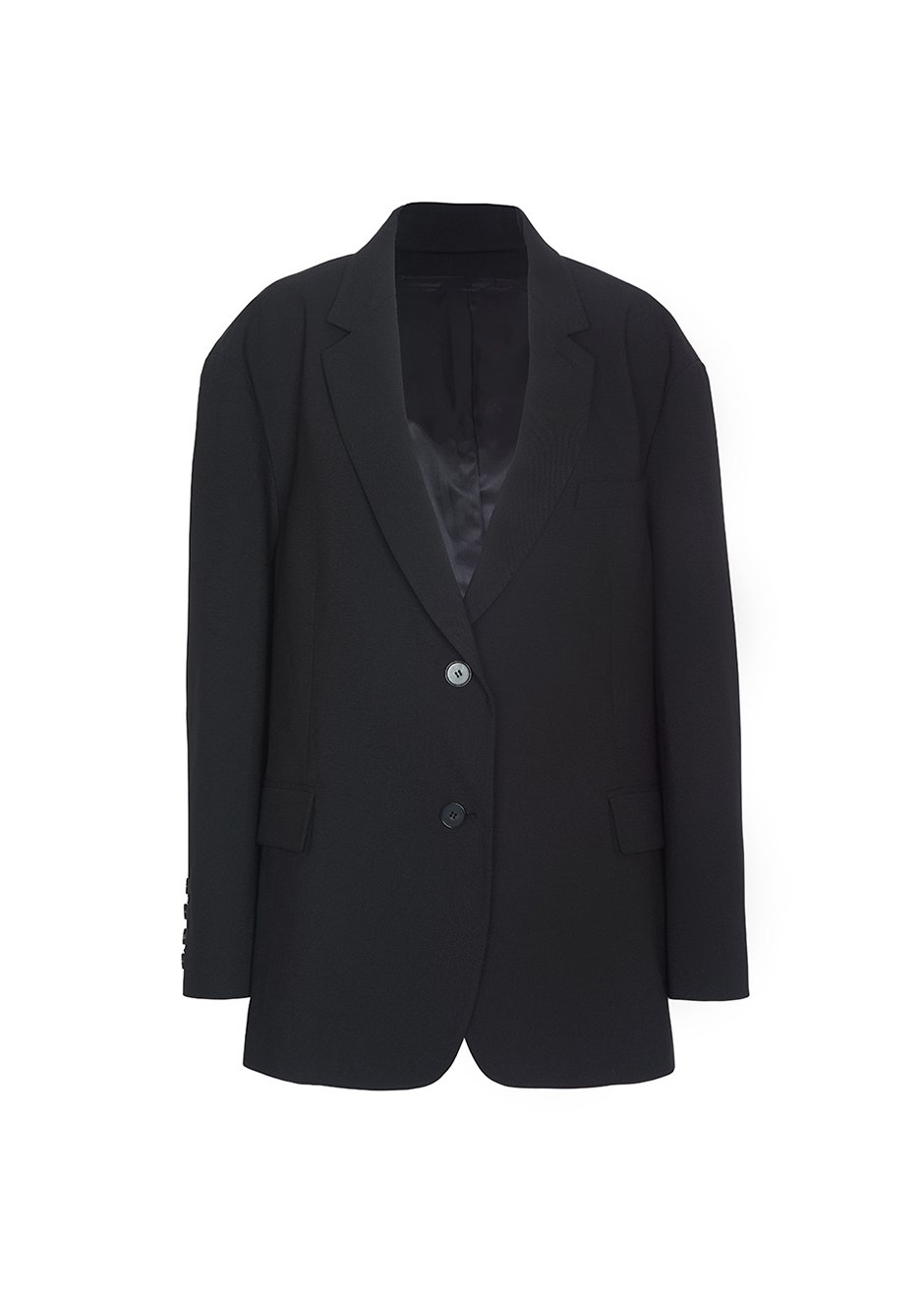 Frankie Oversized Boyfriend Blazer - Black