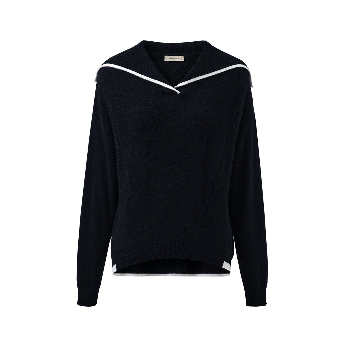 100% Cashmere Sailor Collar Sweater